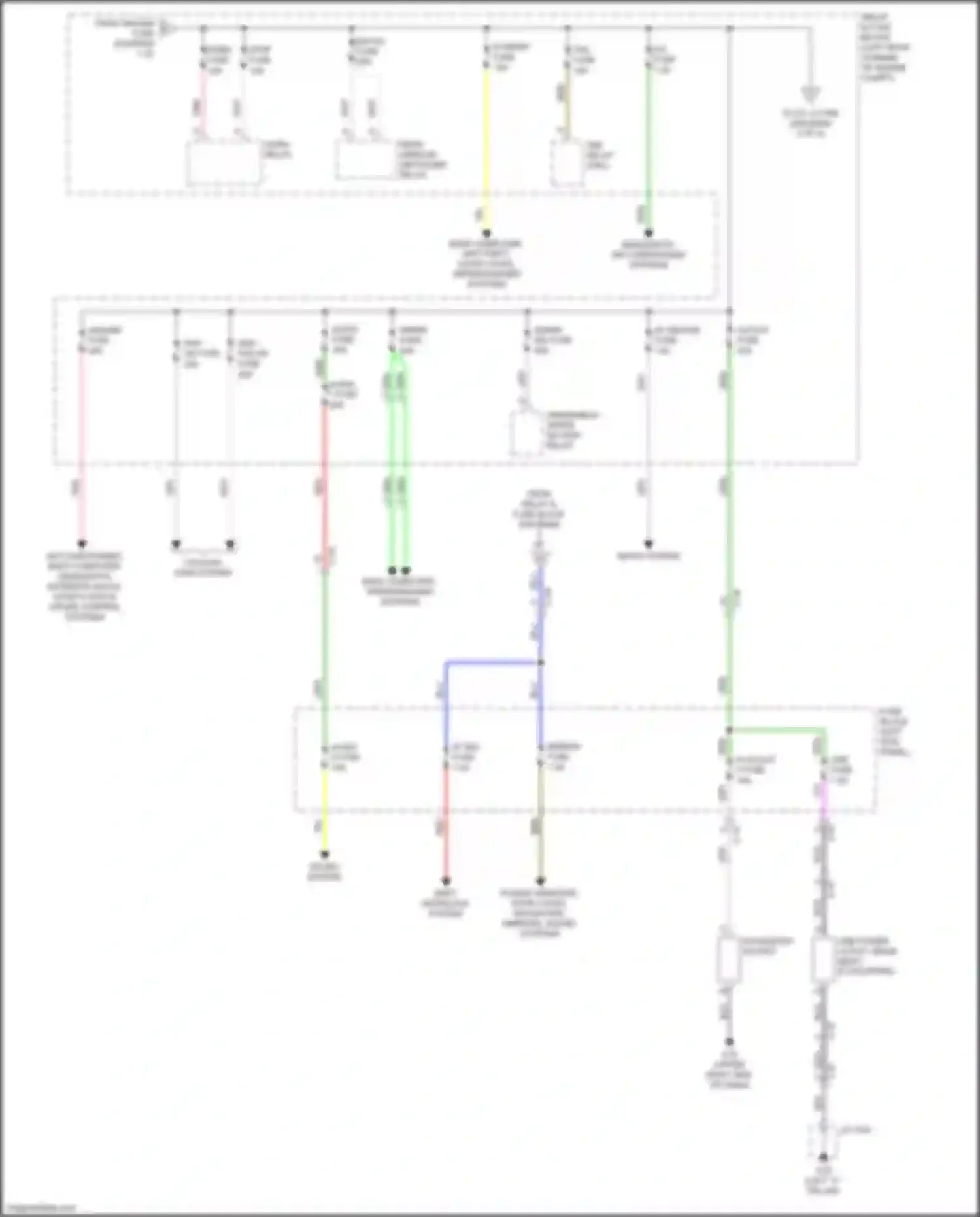 Wiring diagram a/c fuse for Mazda 6 GJ facelift 2 (2018-2024) (3 of 3)