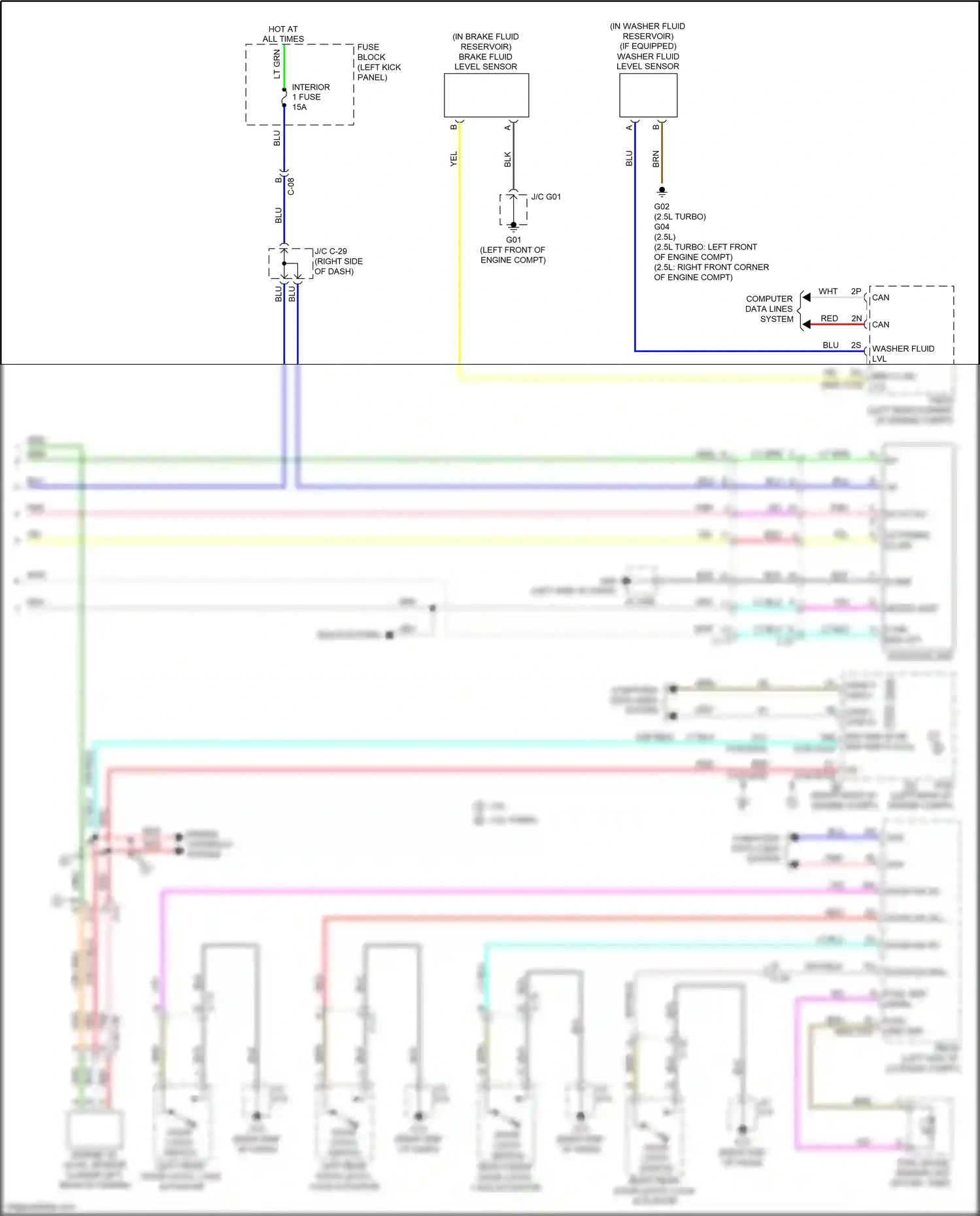 Mazda 6 GJ facelift 2 (2018-2024) blu wiring diagram  (35 of 102)
