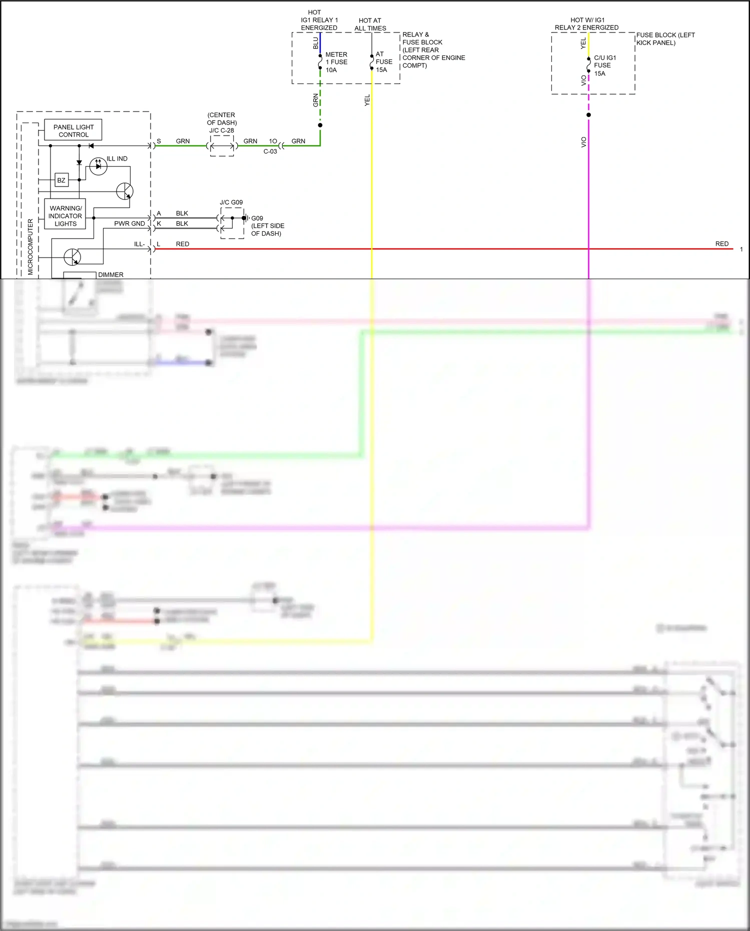 Mazda 6 GJ facelift 2 (2018-2024) blu wiring diagram  (70 of 102)