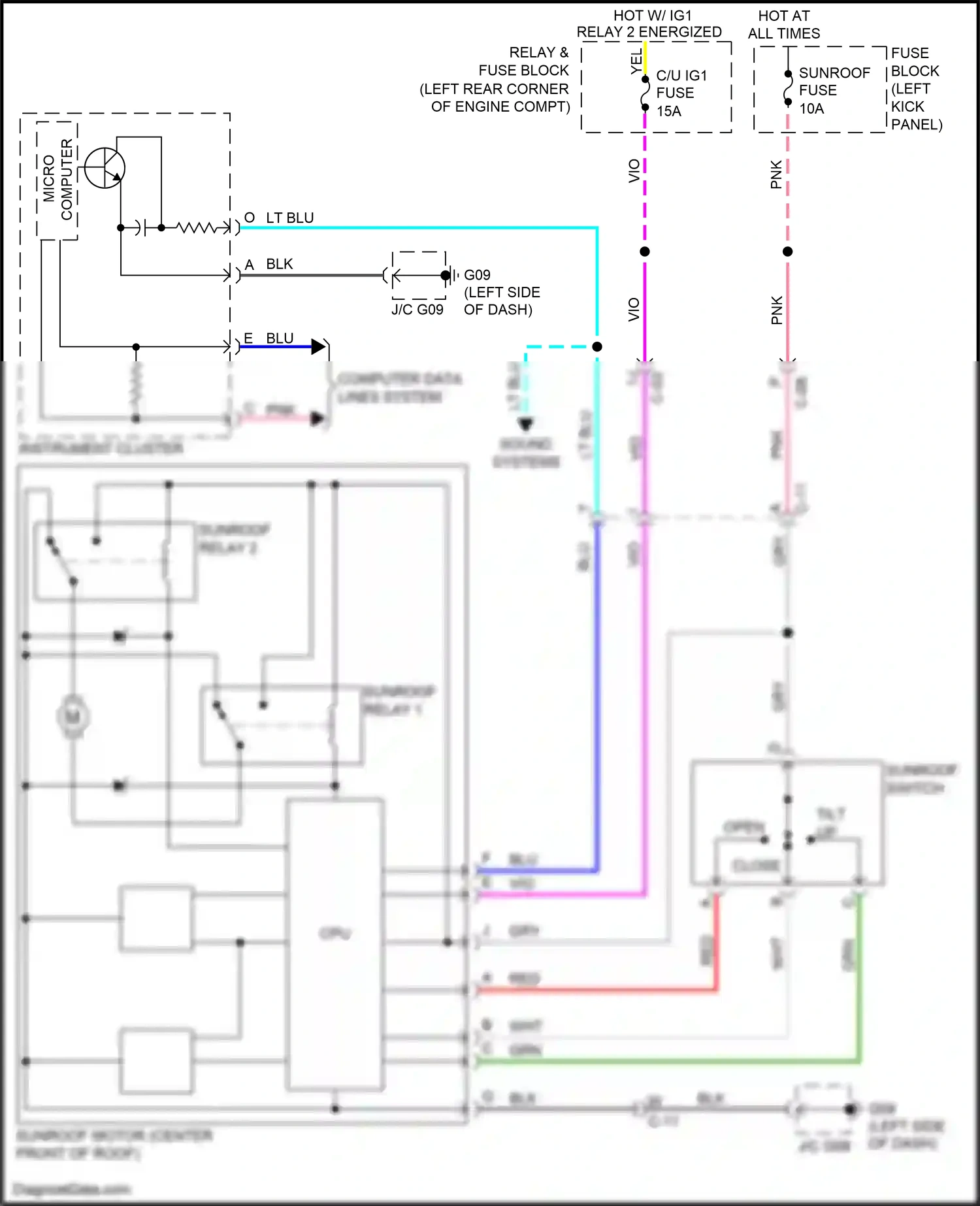 Mazda 6 GJ facelift 2 (2018-2024) blu wiring diagram  (59 of 102)