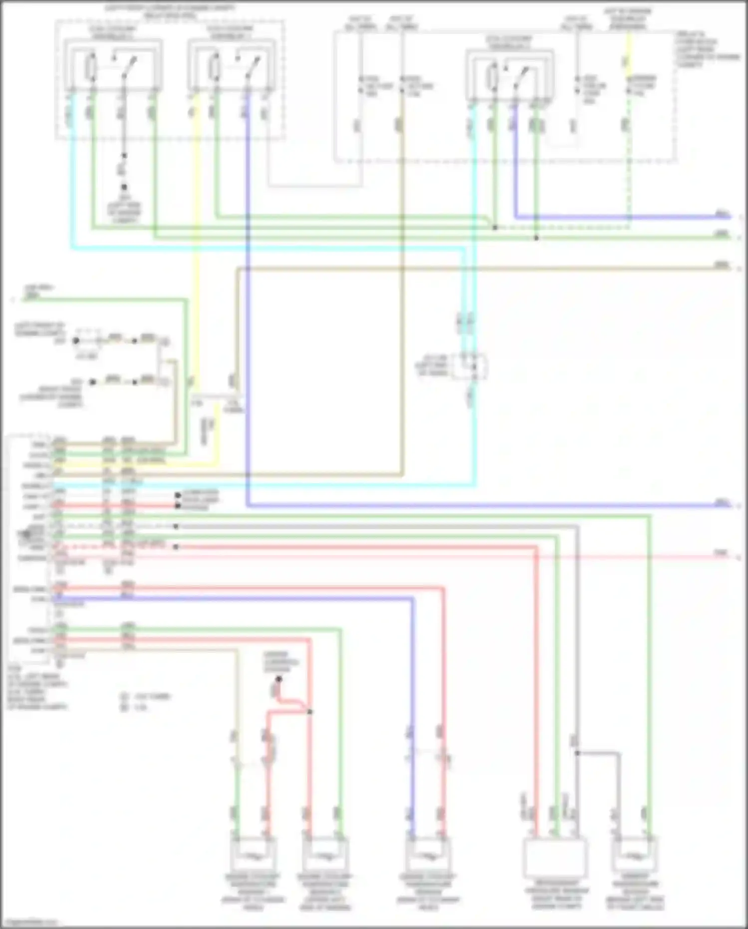 Wiring diagram engine coolant temperature sensor for Mazda 6 GJ facelift 2 (2018-2024) (1 of 3)