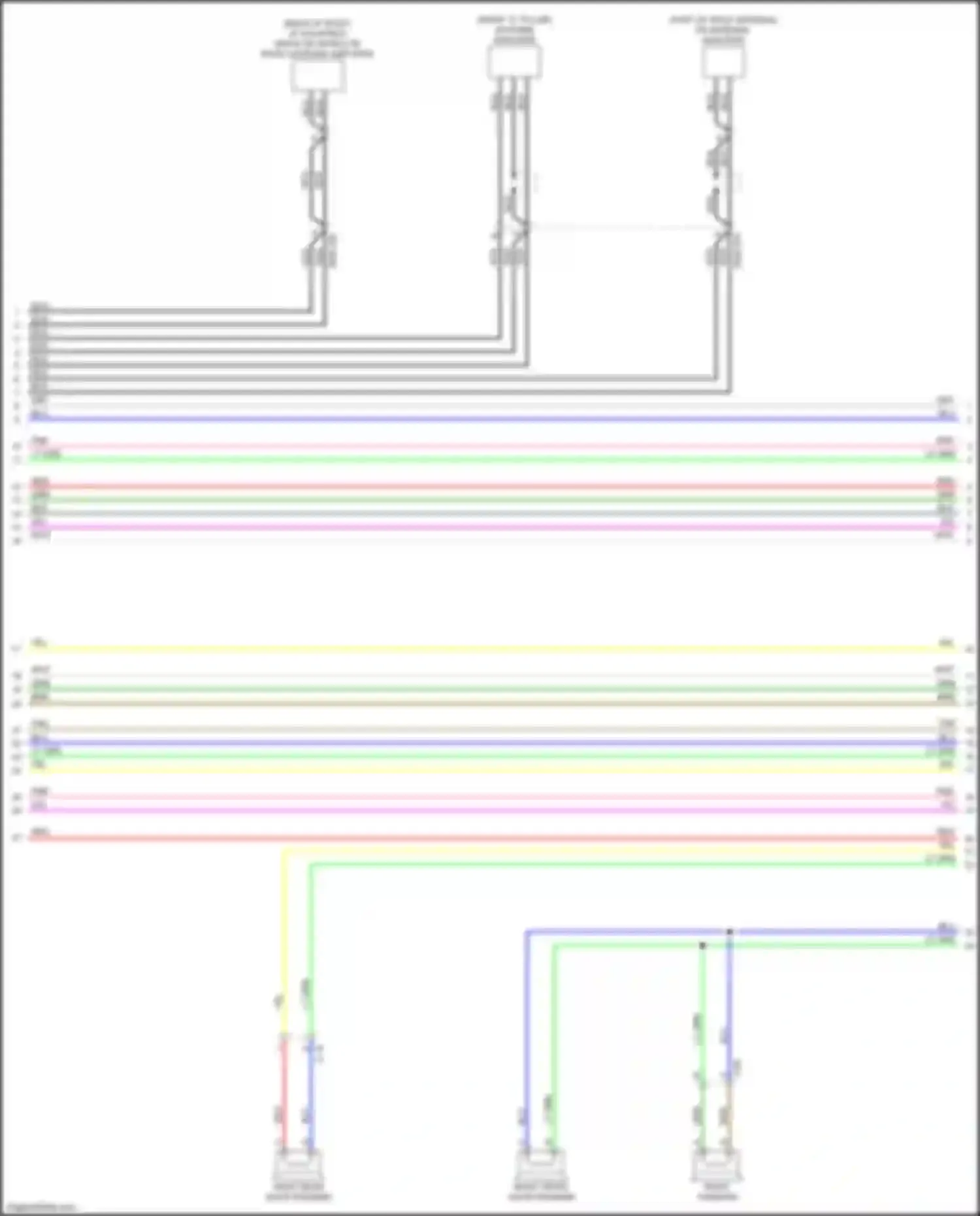 Wiring diagram fm antenna amplifier for Mazda 6 GJ facelift 2 (2018-2024) (1 of 4)