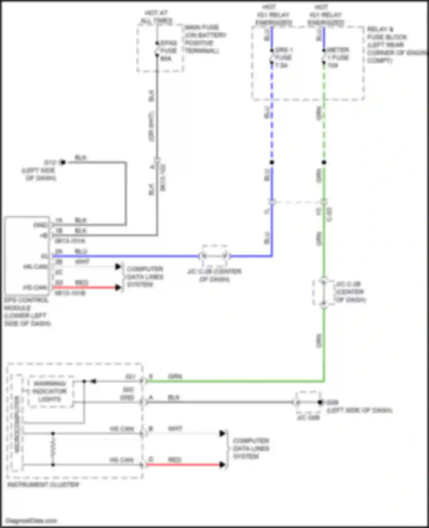 Wiring diagram hot w/ for Mazda 6 GJ facelift 2 (2018-2024) (3 of 9)