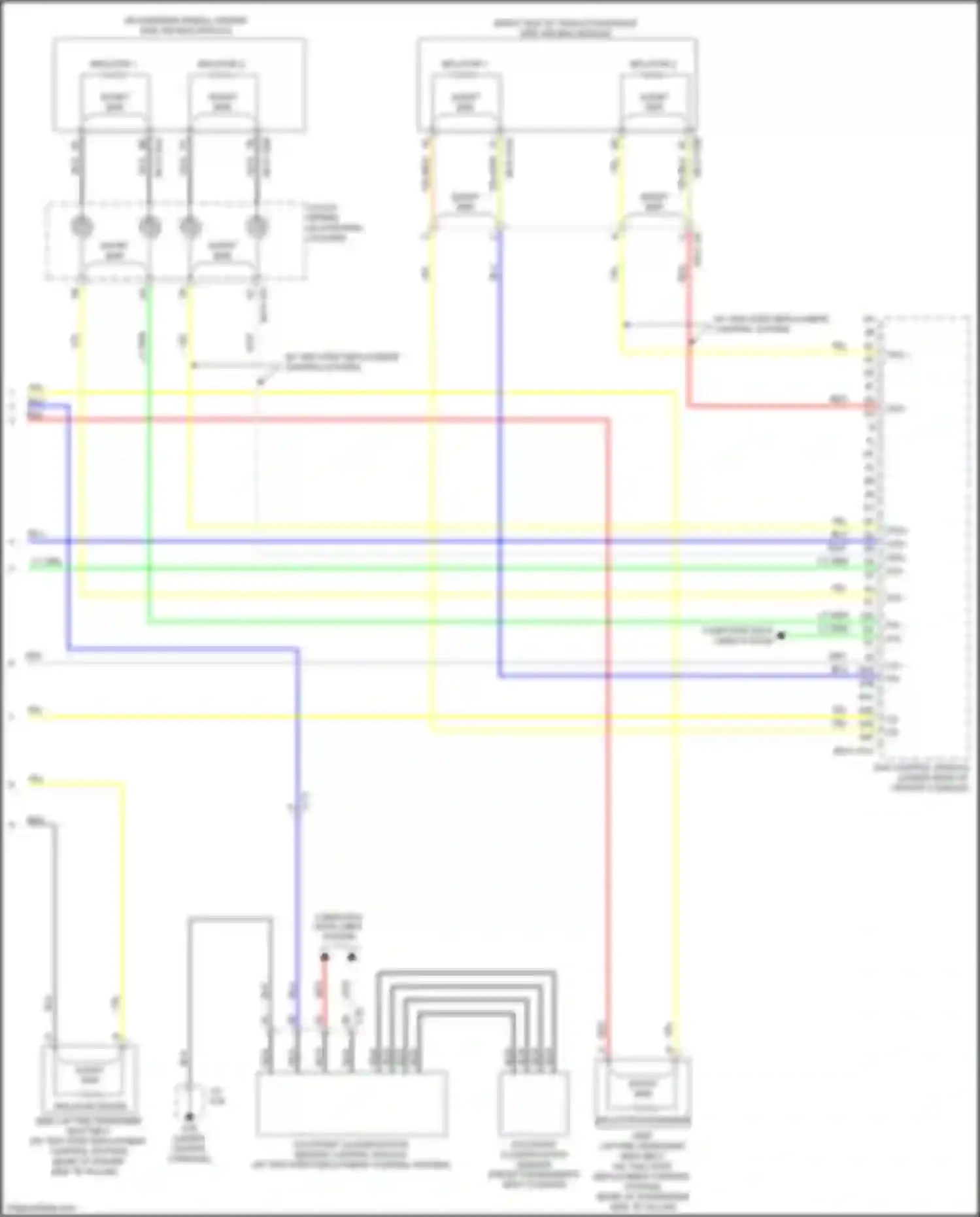 Wiring diagram inflator 1 for Mazda 6 GJ facelift 2 (2018-2024) (1 of 1)