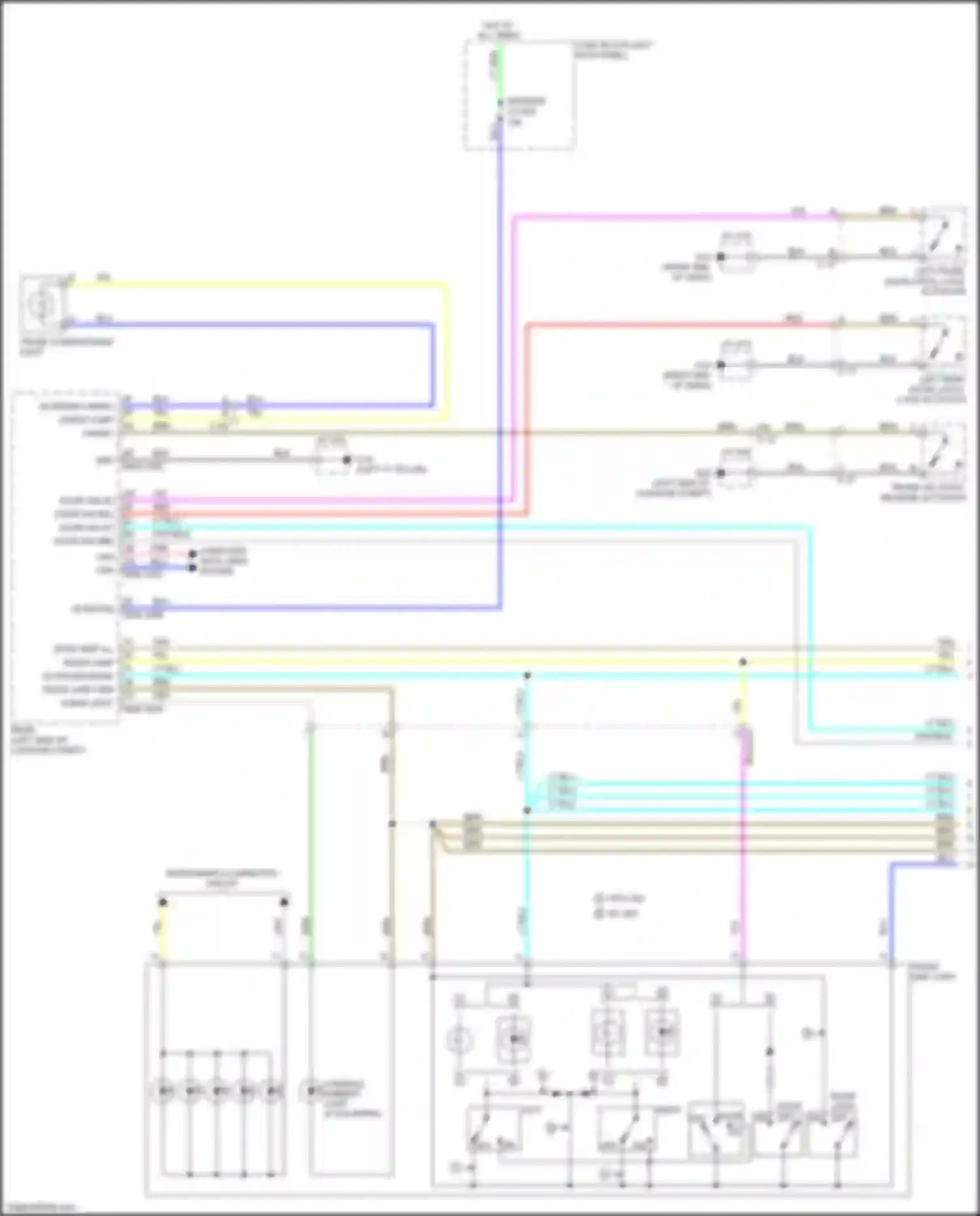 Wiring diagram interior 2 fuse for Mazda 6 GJ facelift 2 (2018-2024) (3 of 7)