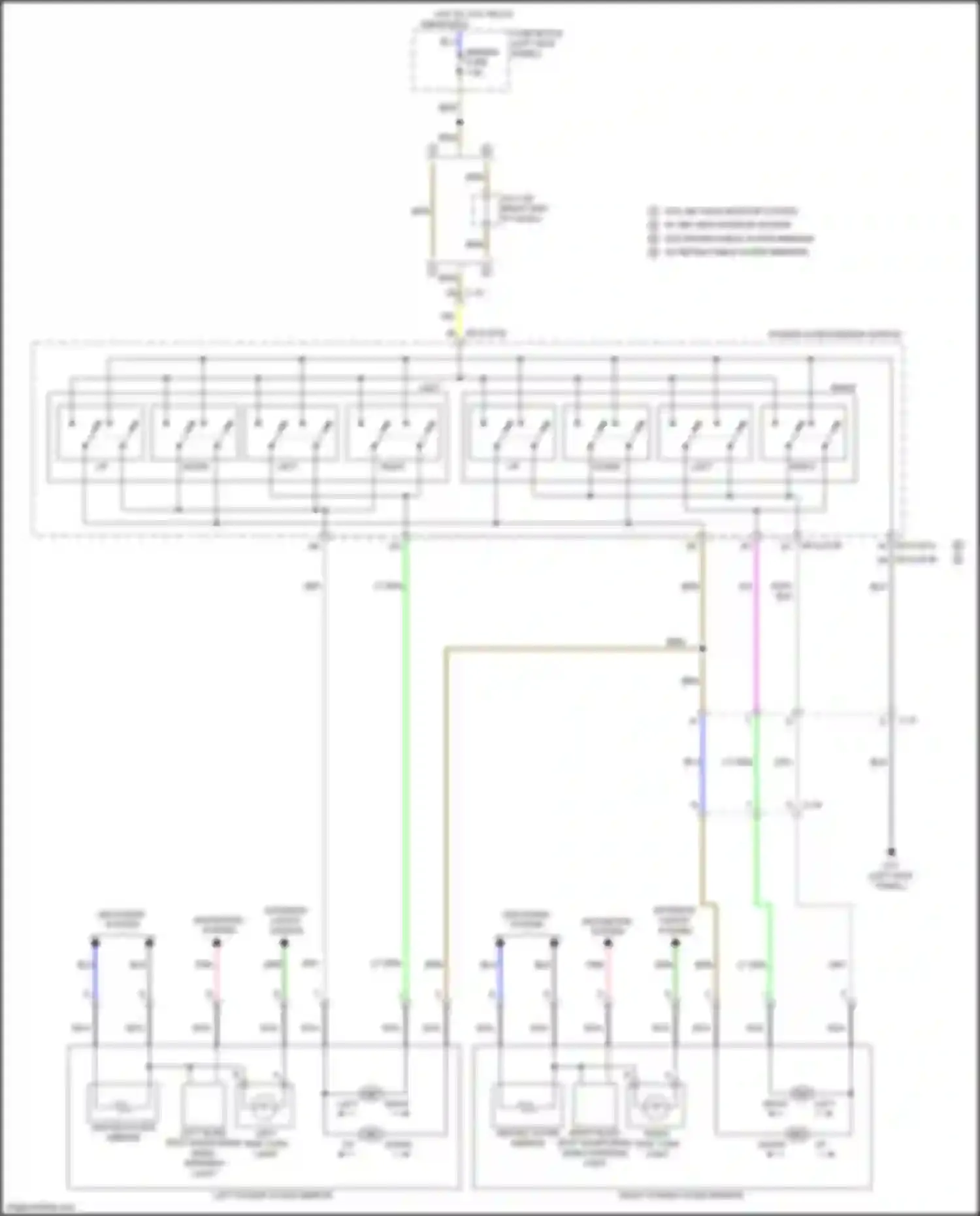 Wiring diagram left side turn light for Mazda 6 GJ facelift 2 (2018-2024) (2 of 2)