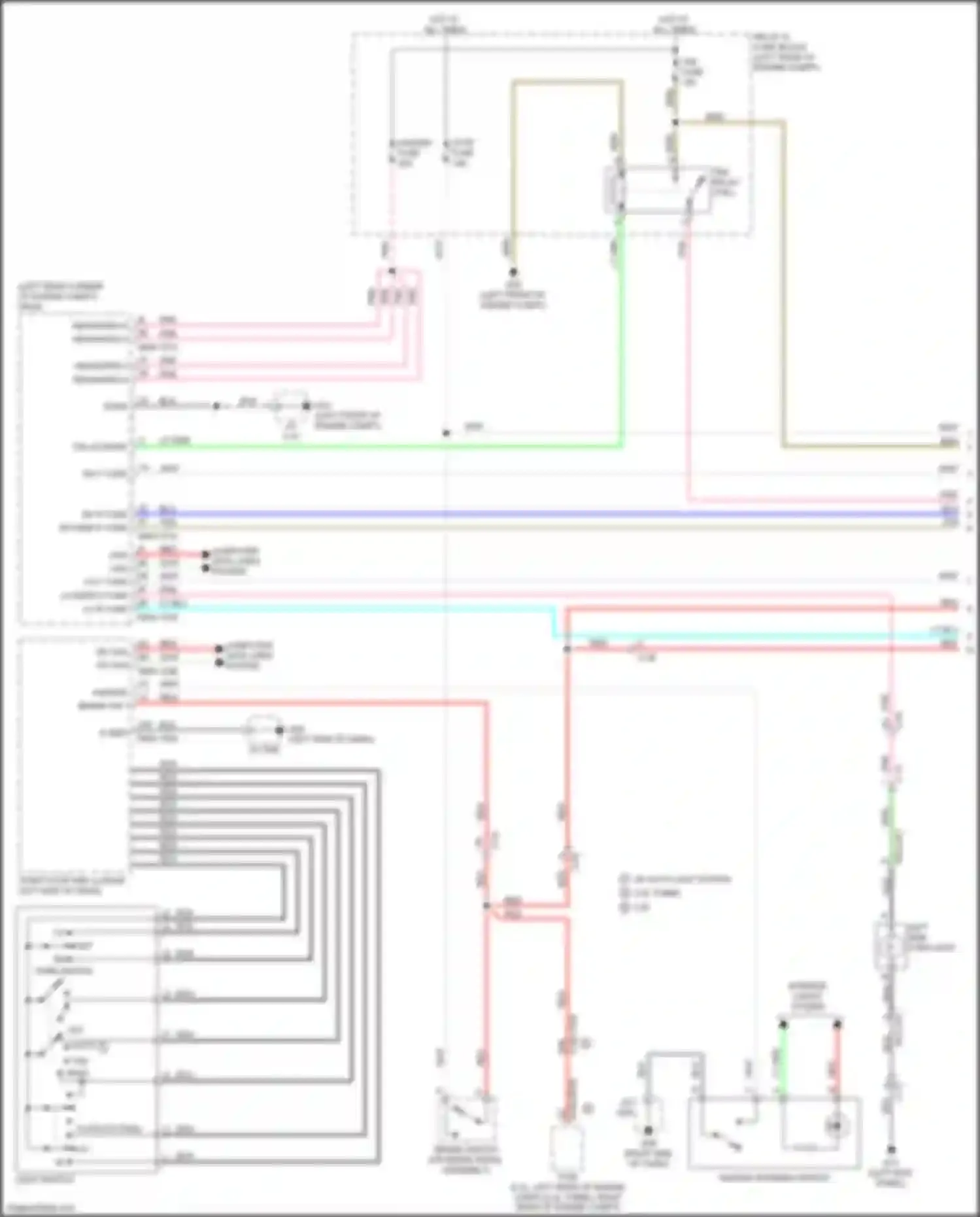 Wiring diagram lh mirr d turn lp for Mazda 6 GJ facelift 2 (2018-2024) (1 of 1)