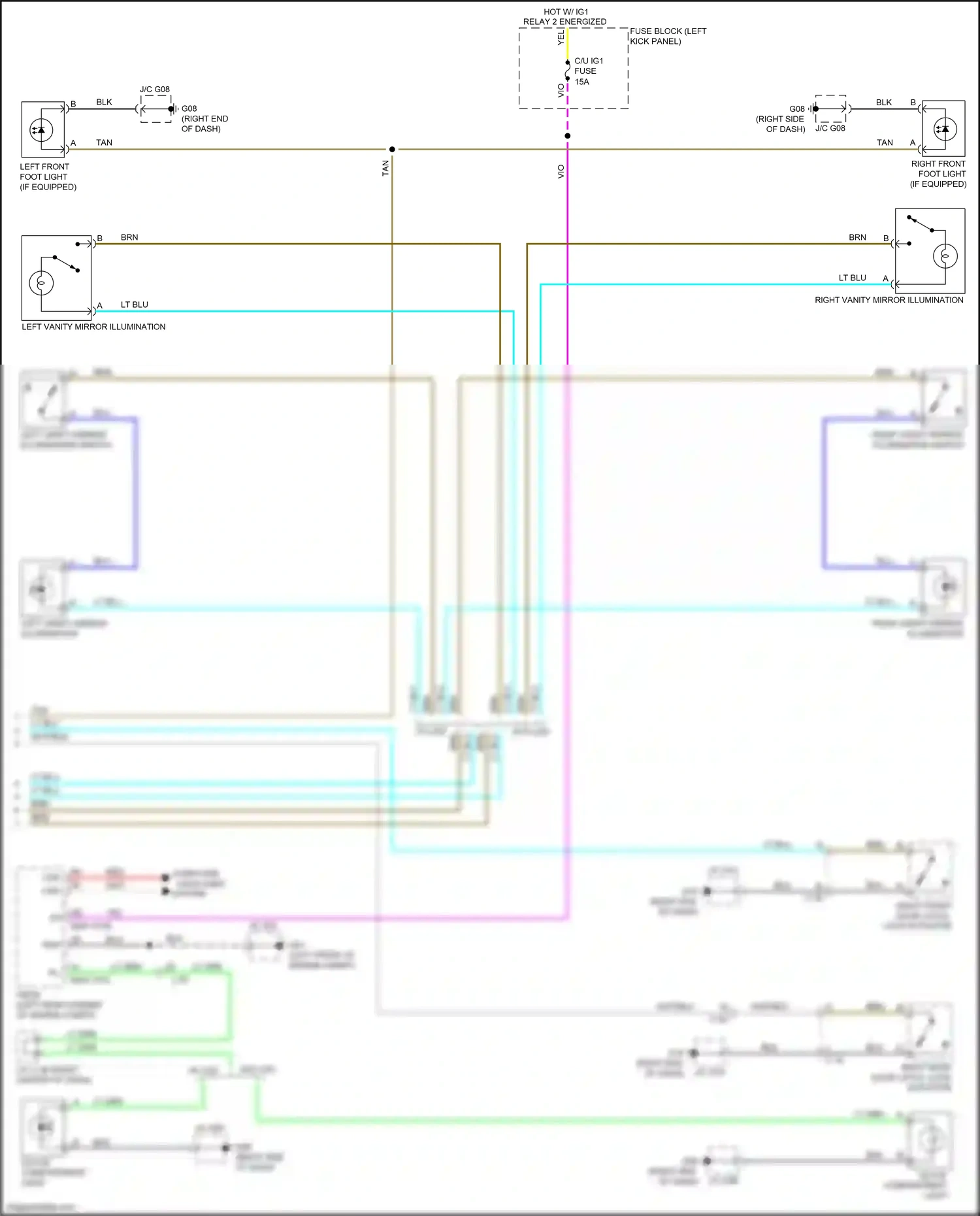 Mazda 6 GJ facelift 2 (2018-2024) lt blu wiring diagram  (34 of 61)