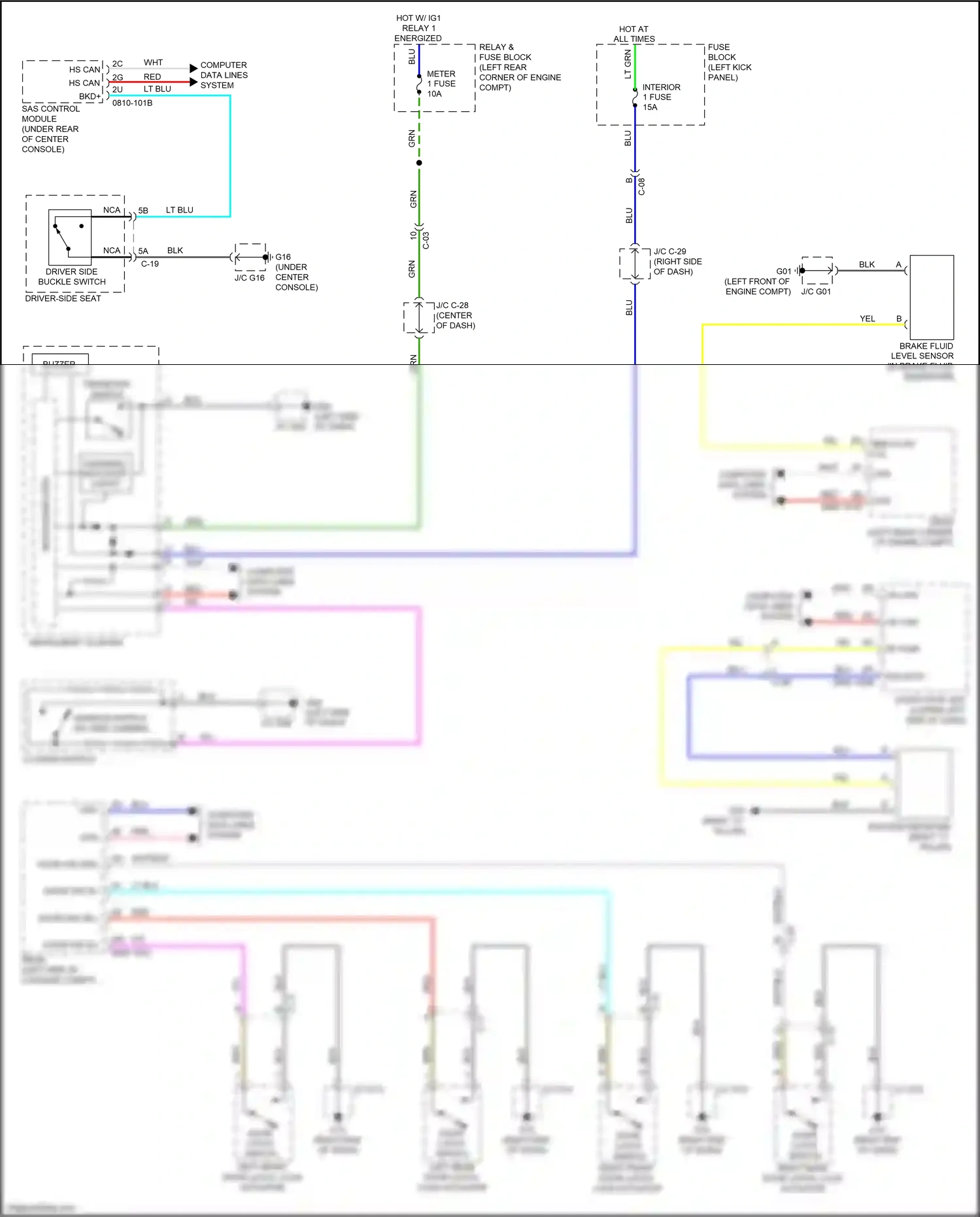 Mazda 6 GJ facelift 2 (2018-2024) nca wiring diagram  (20 of 69)