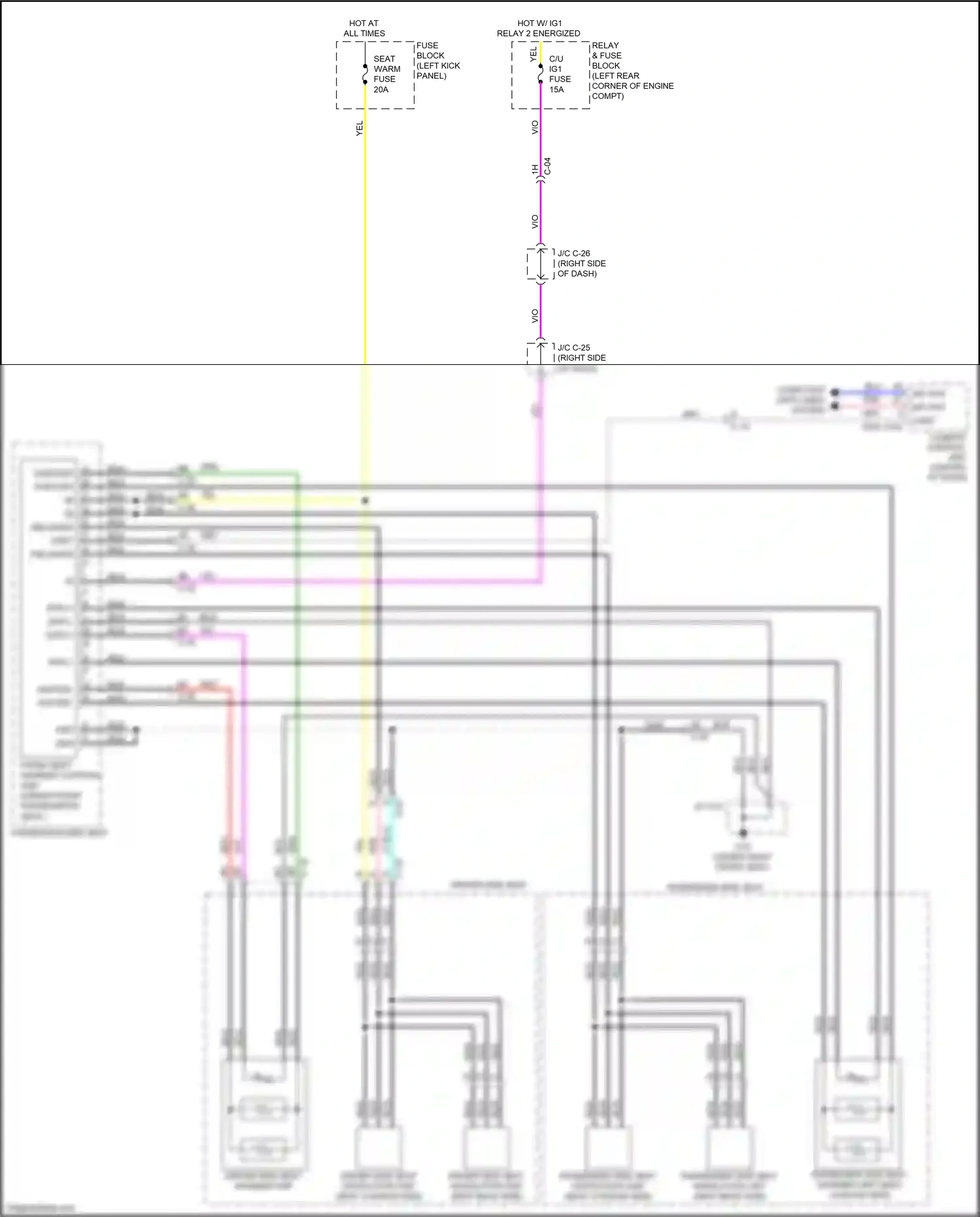 Mazda 6 GJ facelift 2 (2018-2024) nca wiring diagram  (45 of 69)