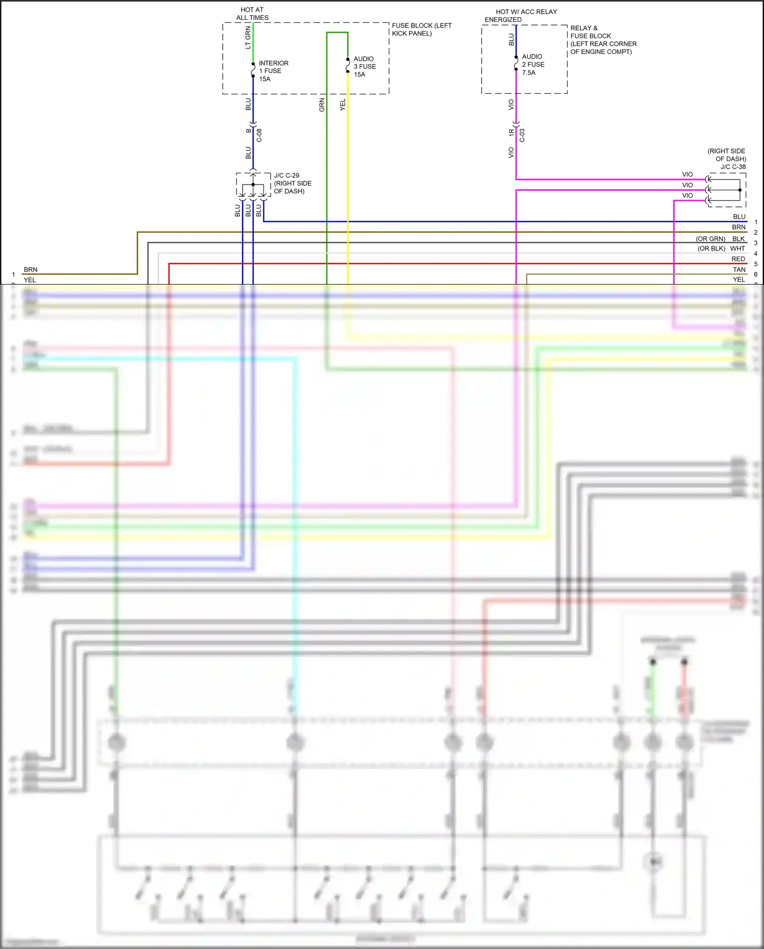 Mazda 6 GJ facelift 2 (2018-2024) nca wiring diagram  (8 of 69)