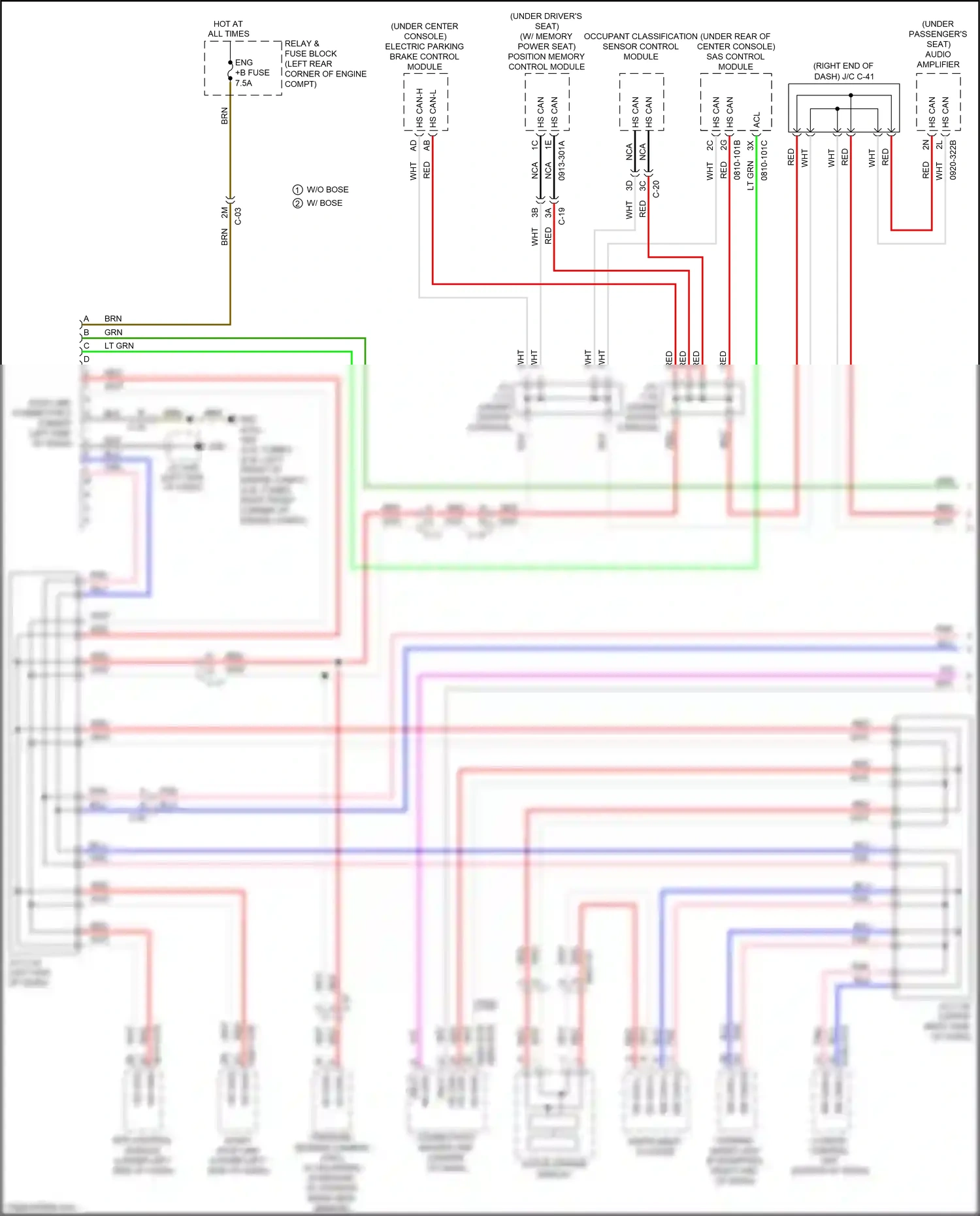 Mazda 6 GJ facelift 2 (2018-2024) nca wiring diagram  (14 of 69)