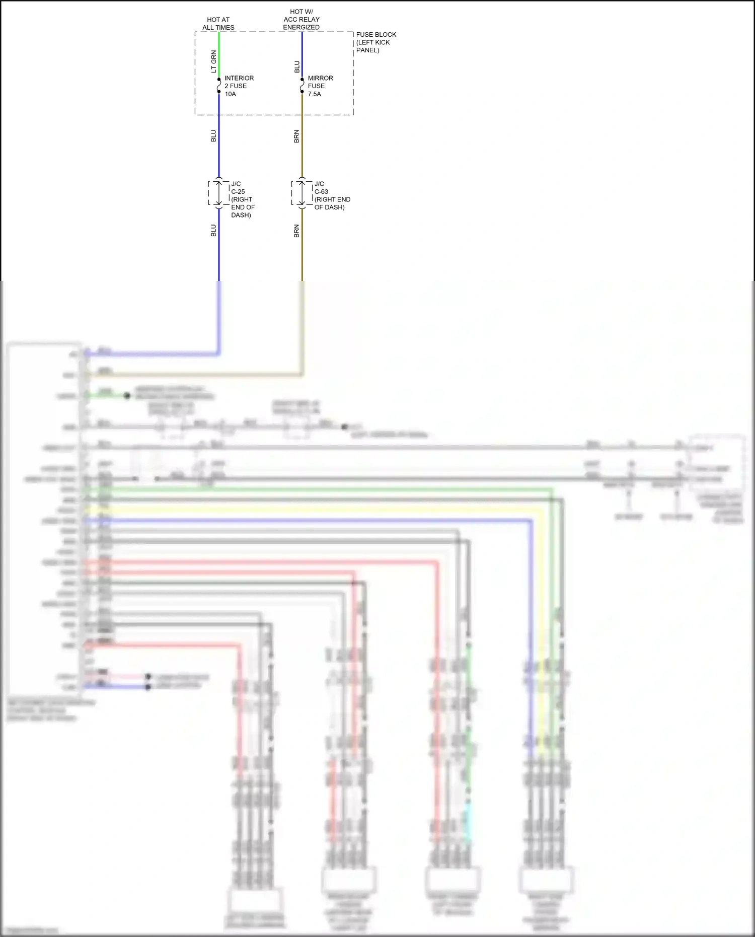 Mazda 6 GJ facelift 2 (2018-2024) nca wiring diagram  (31 of 69)
