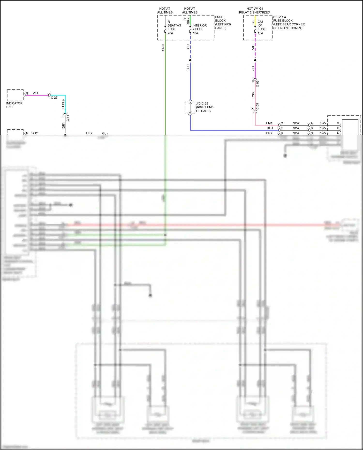 Mazda 6 GJ facelift 2 (2018-2024) pnk wiring diagram  (50 of 89)