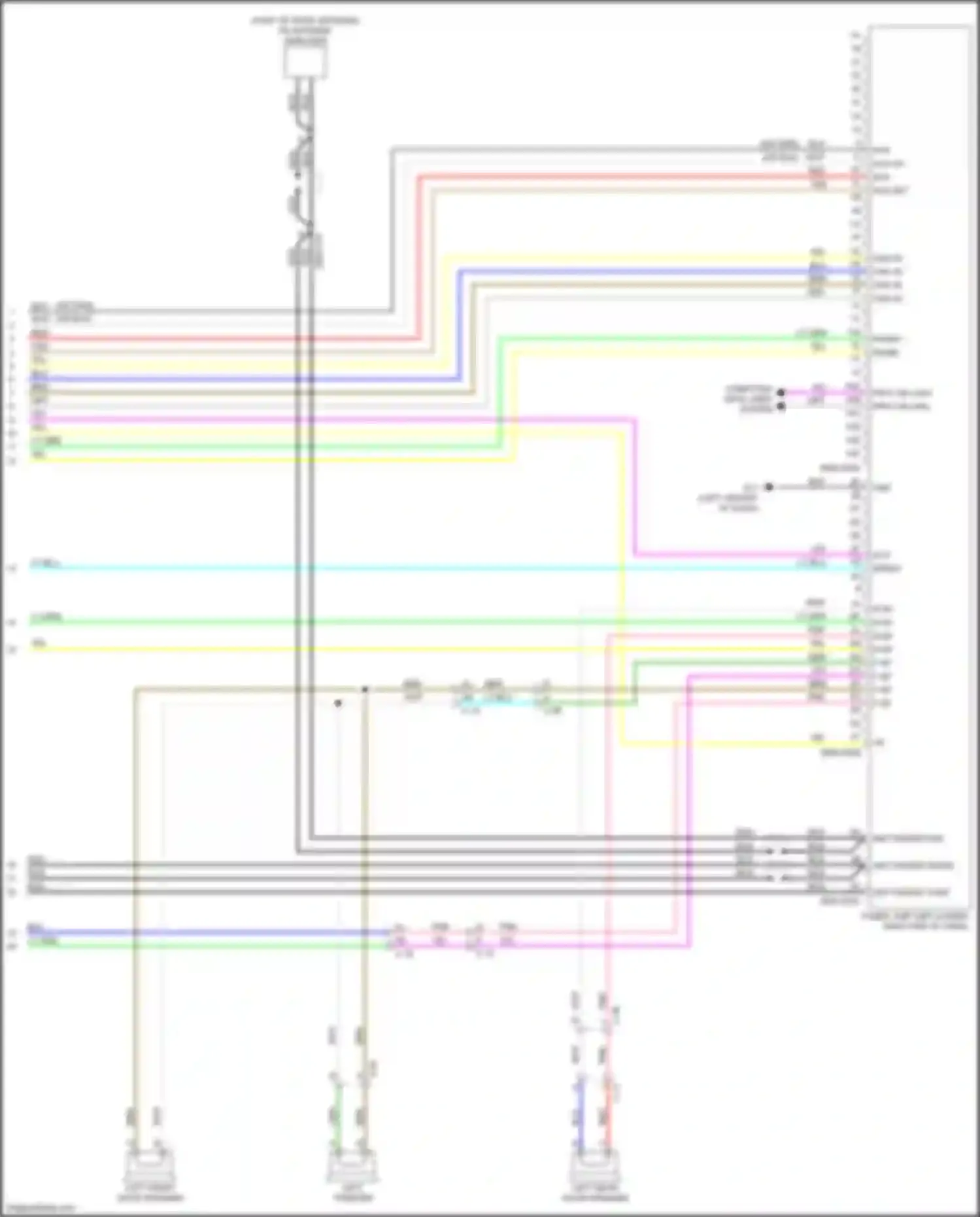 Wiring diagram r sp r+ for Mazda 6 GJ facelift 2 (2018-2024) (2 of 4)