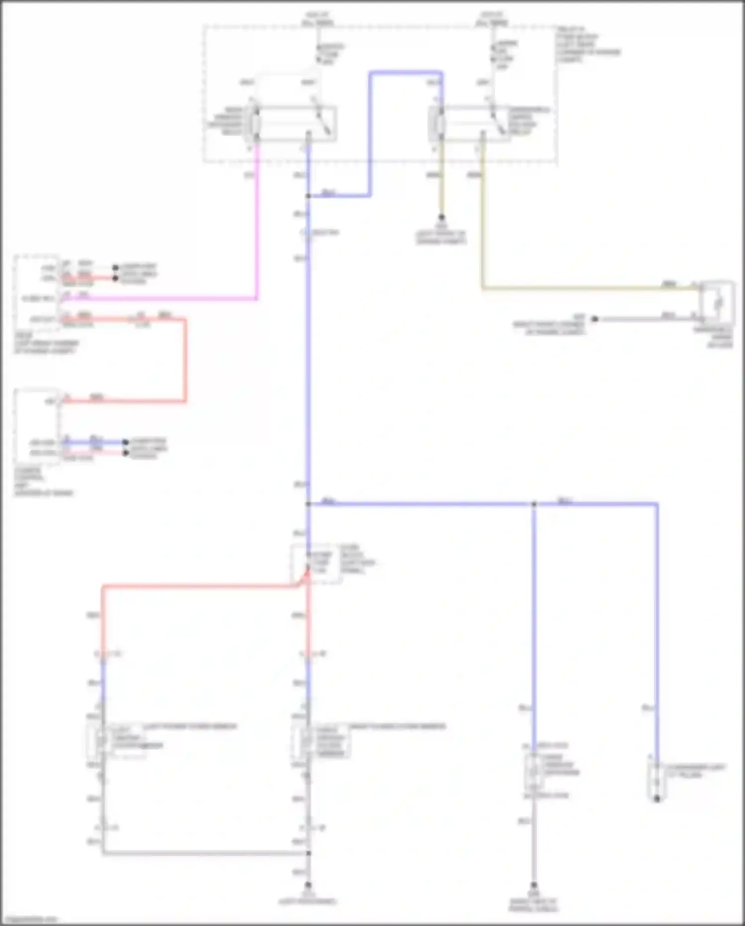 Wiring diagram rear window defogger relay for Mazda 6 GJ facelift 2 (2018-2024) (1 of 2)
