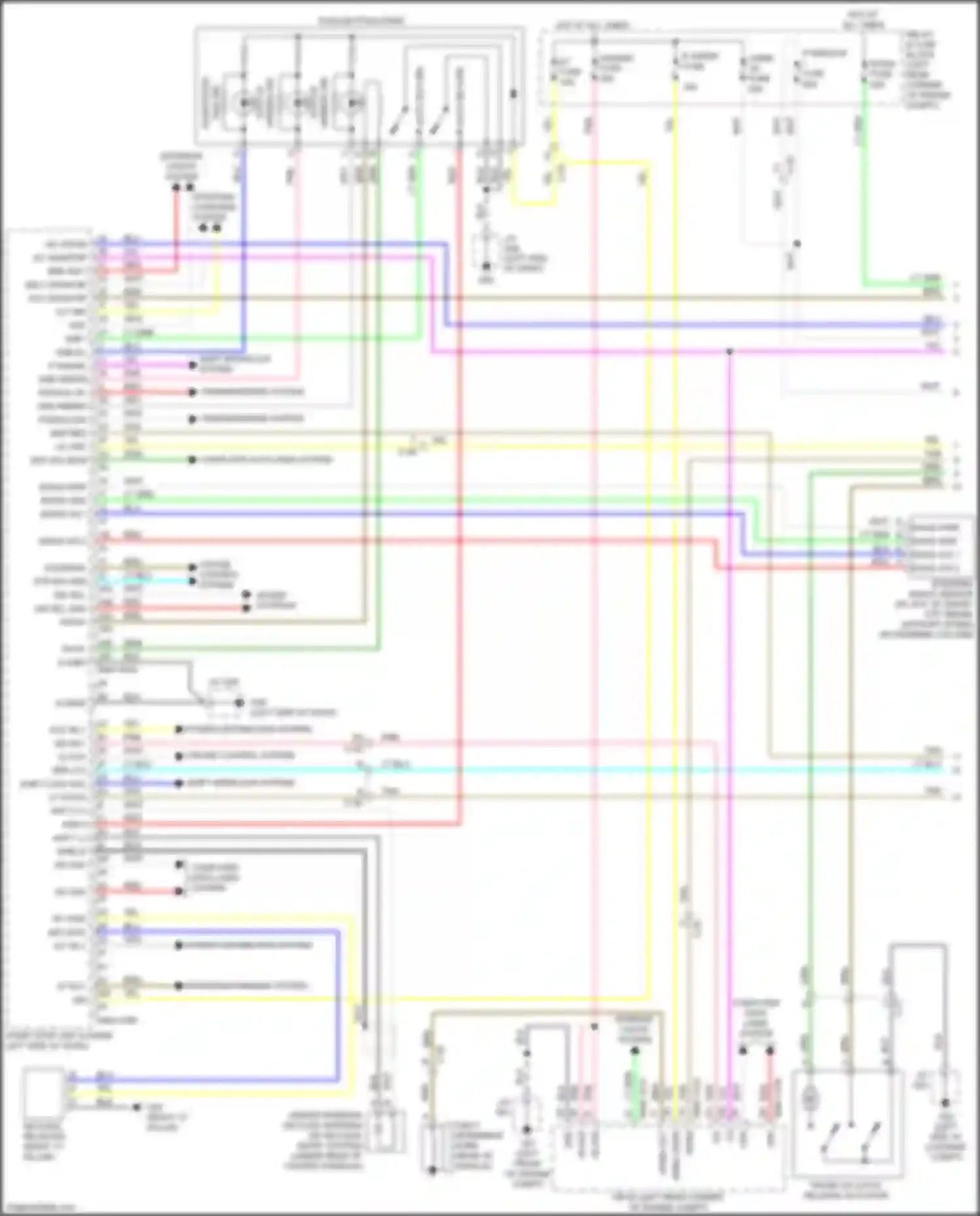 Wiring diagram start/stop) for Mazda 6 GJ facelift 2 (2018-2024) (1 of 3)