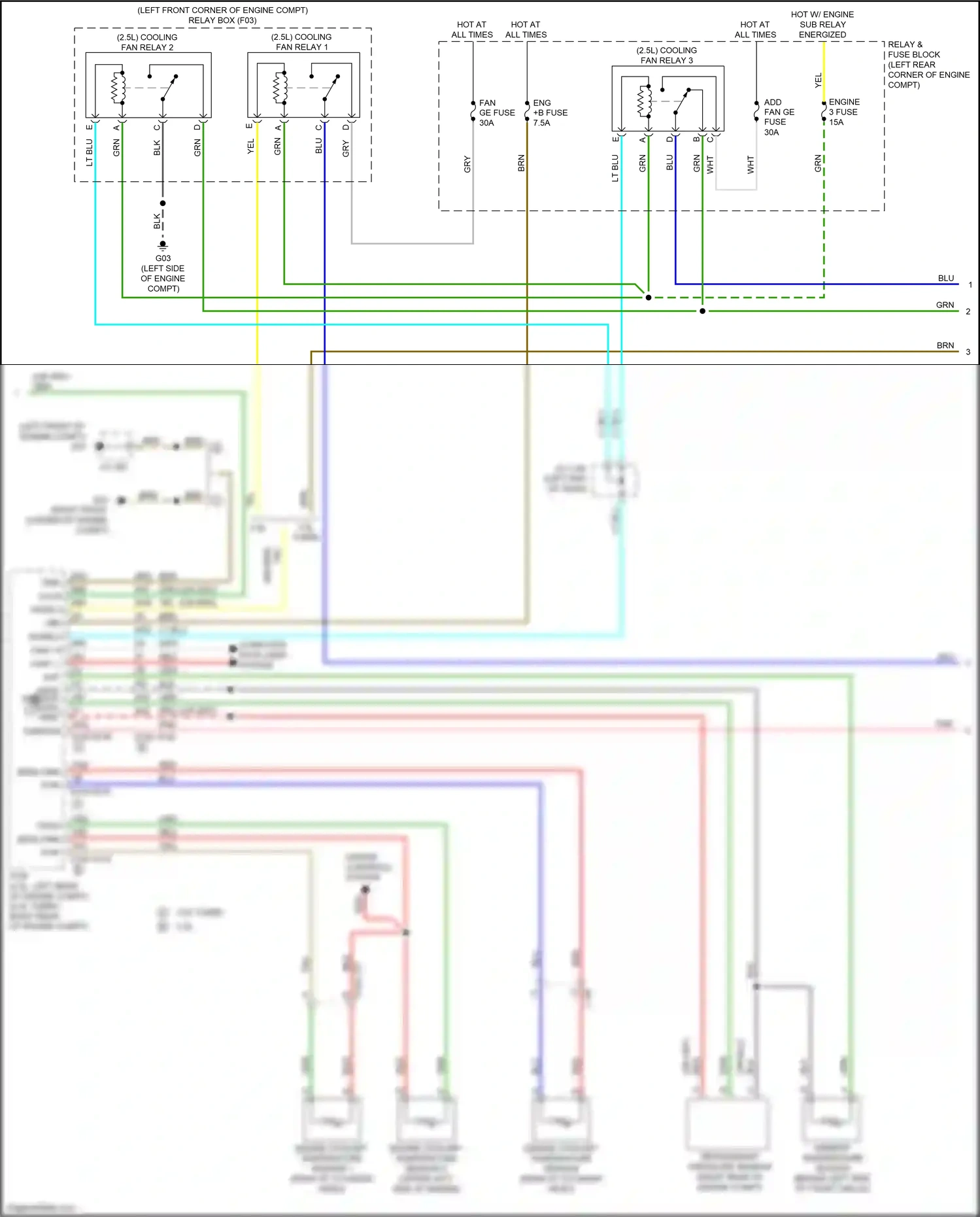 Mazda 6 GJ facelift 2 (2018-2024) tan wiring diagram  (43 of 58)