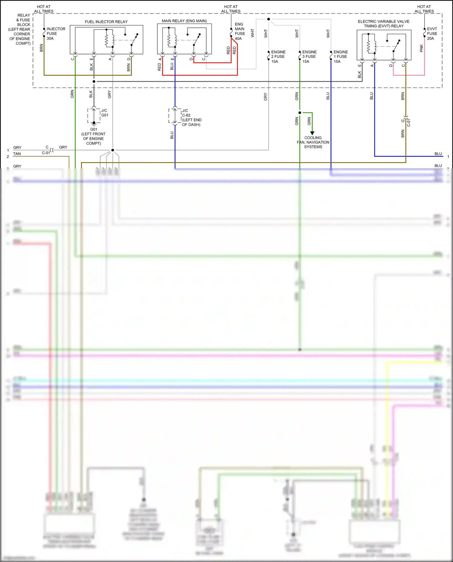 Mazda 6 GJ facelift 2 (2018-2024) tan wiring diagram  (55 of 58)
