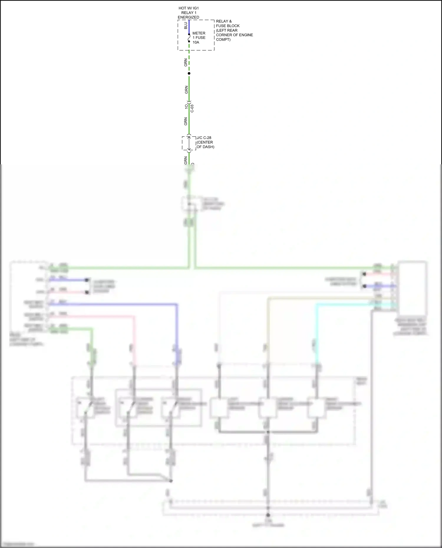 Mazda 6 GJ facelift 2 (2018-2024) tan wiring diagram  (10 of 58)
