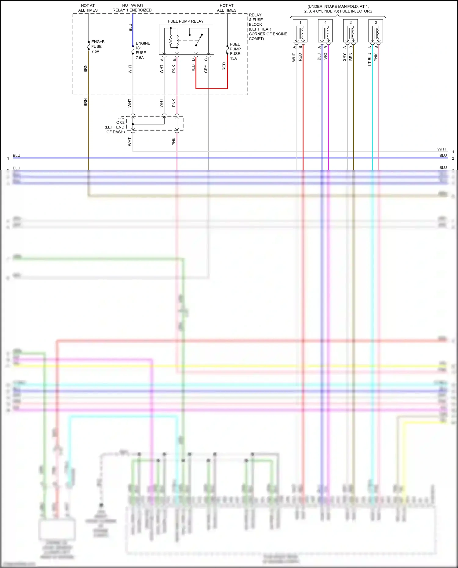 Mazda 6 GJ facelift 2 (2018-2024) tan wiring diagram  (56 of 58)