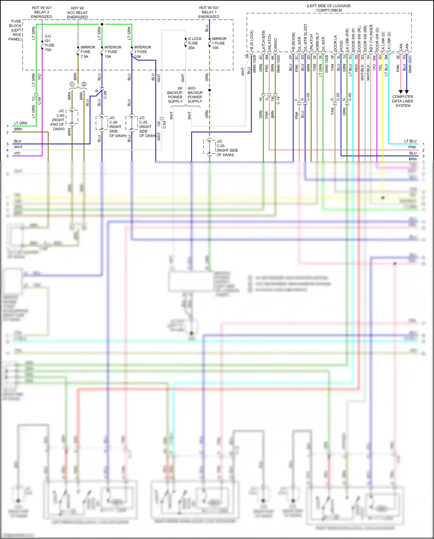 Mazda 6 GJ facelift 2 (2018-2024) vio wiring diagram  (12 of 85)