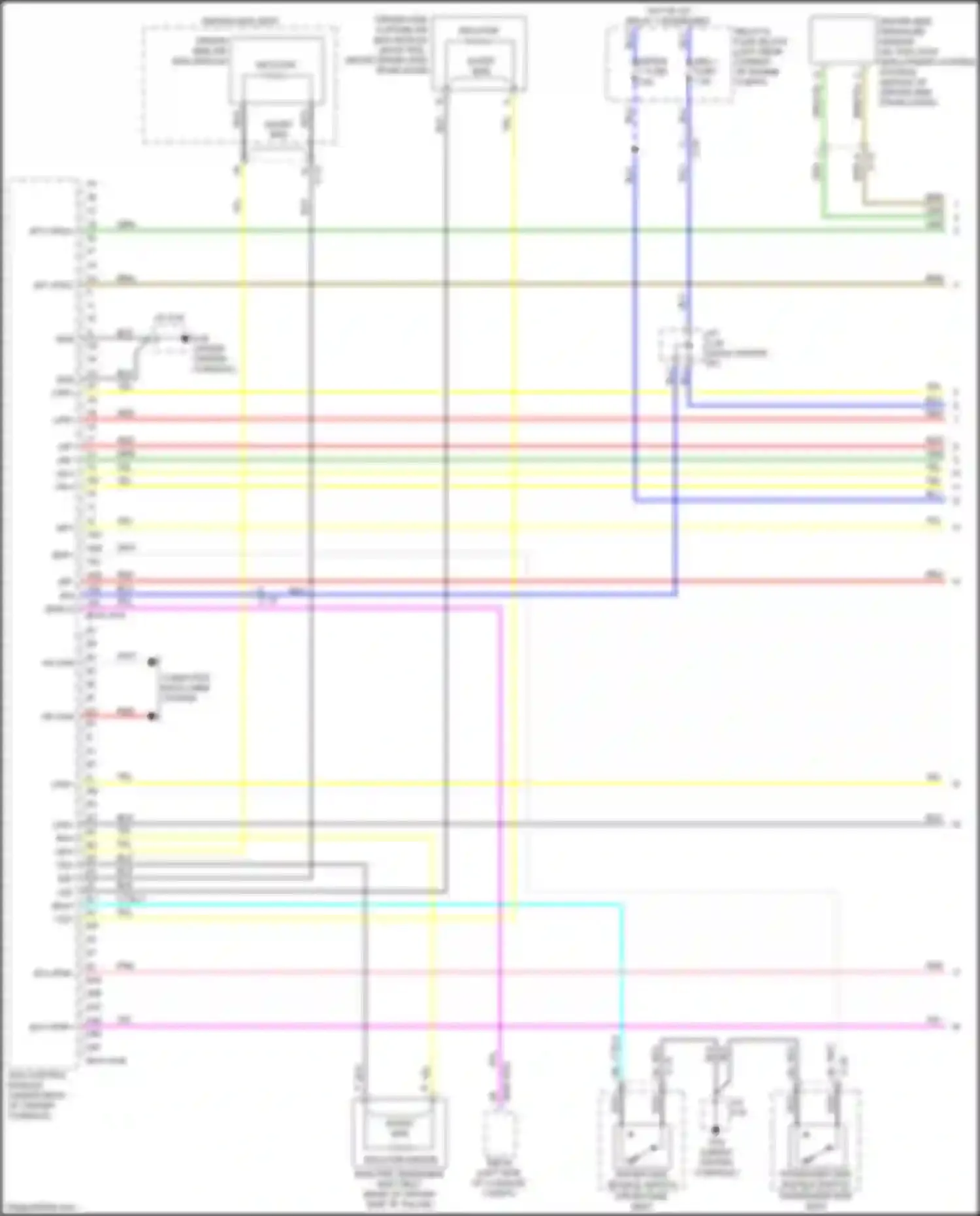 Wiring diagram yel for Mazda 6 GJ facelift 2 (2018-2024) (68 of 87)