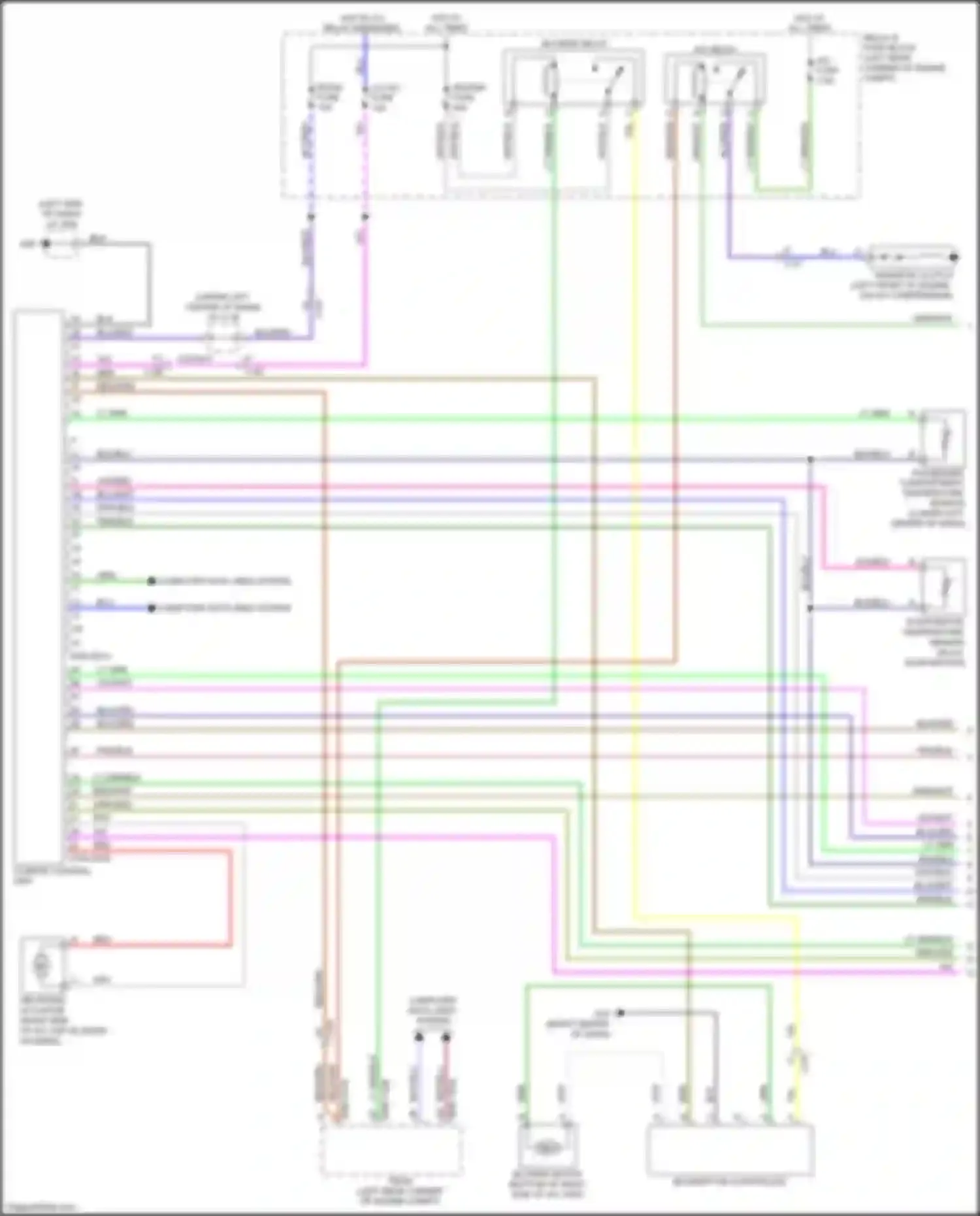 6 Mazda GJ facelift (2015-2018): Automatic a/c circuit (1 of 2)