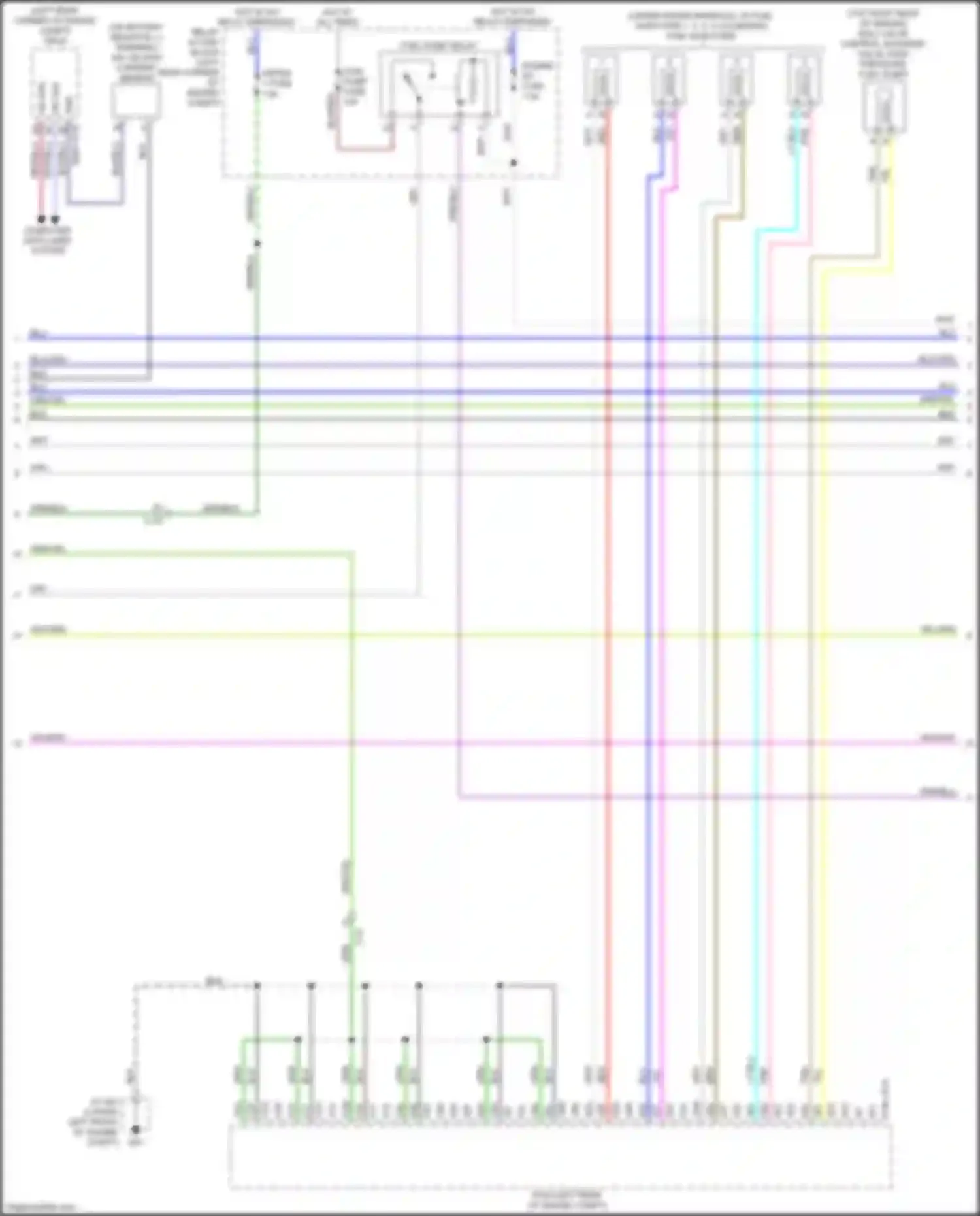 6 Mazda GJ facelift (2015-2018): Wiring diagram engine performance 2.5l (4 of 5)