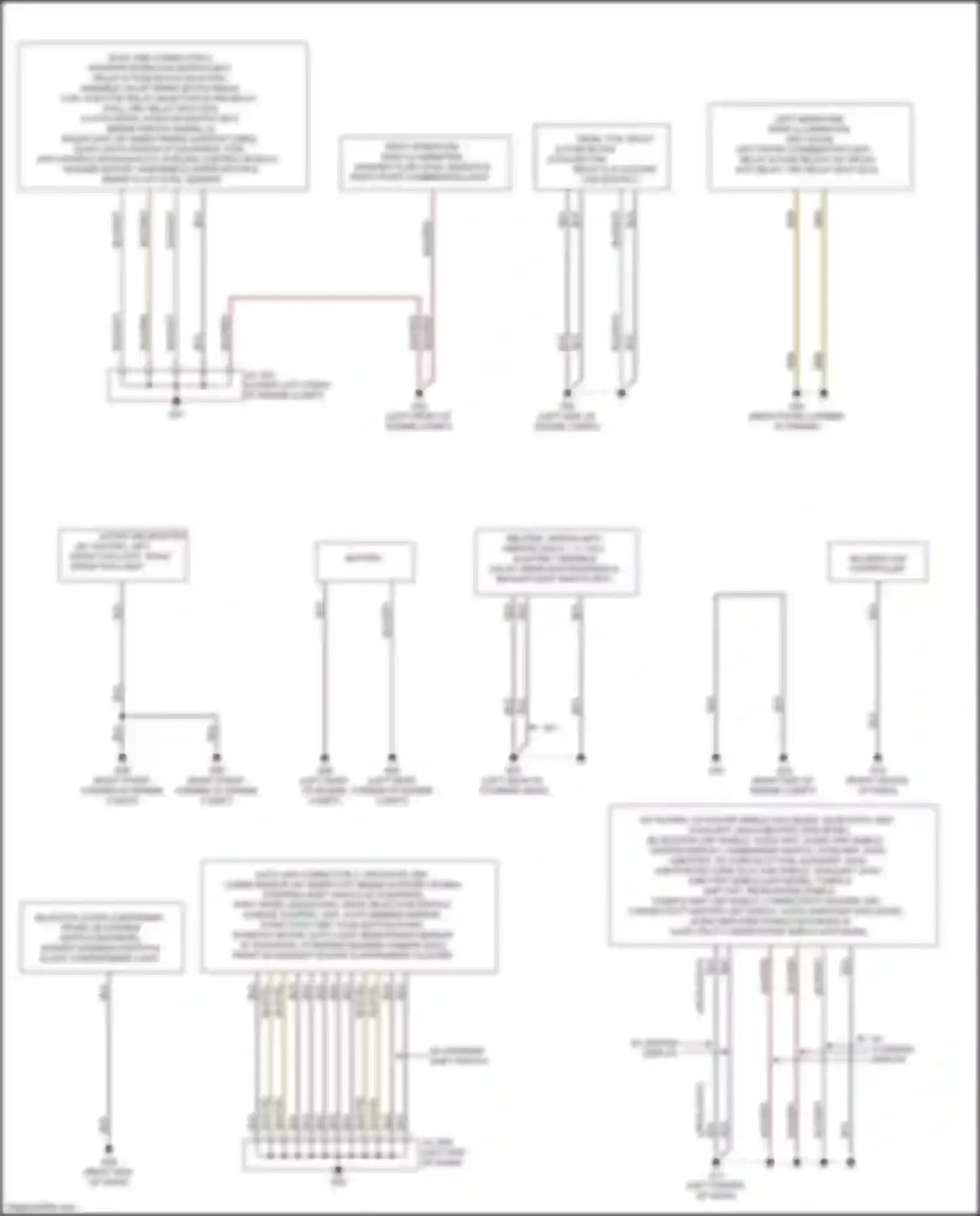 6 Mazda GJ facelift (2015-2018): Ground distribution circuit (1 of 2)