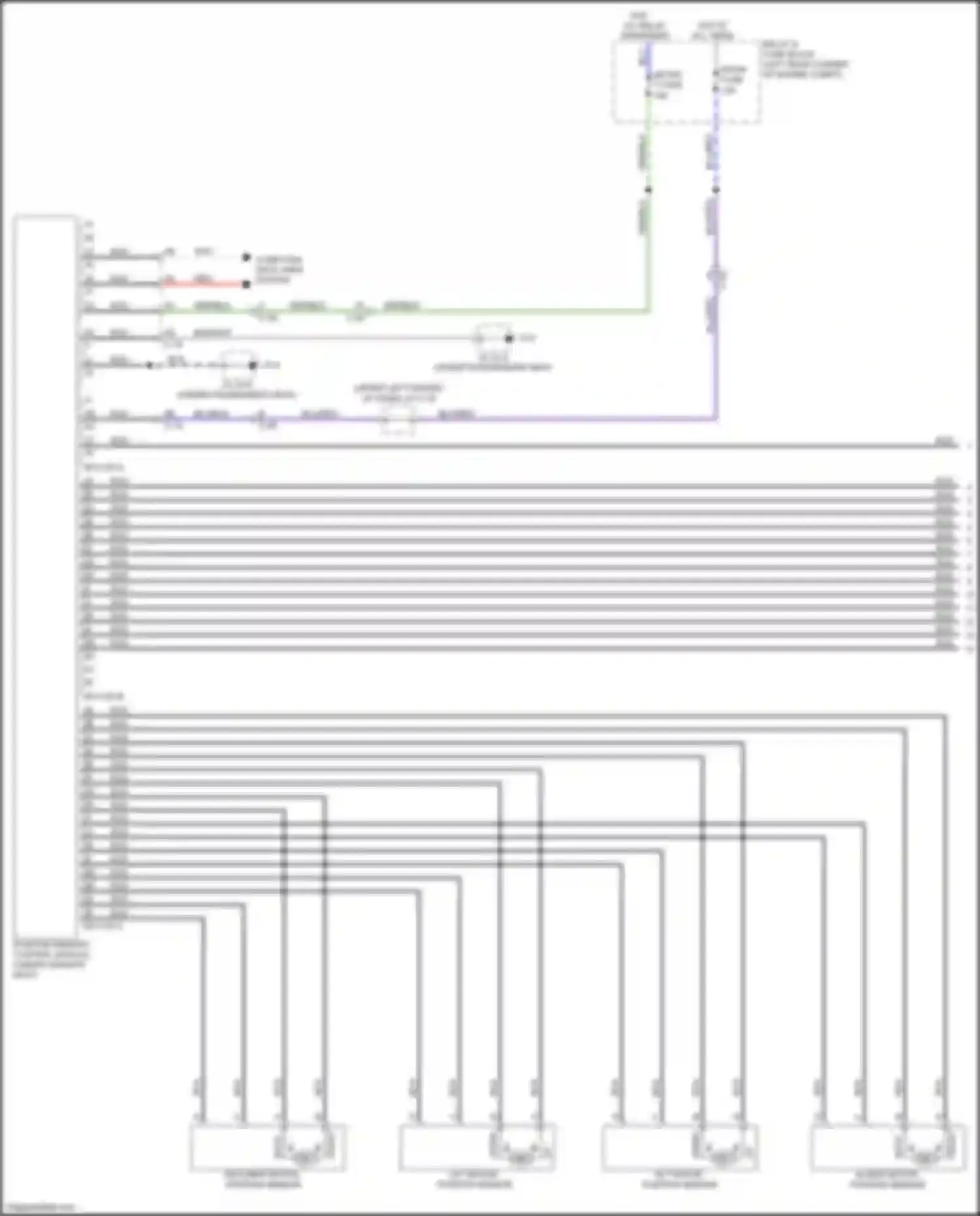 6 Mazda GJ facelift (2015-2018): Memory systems circuit (1 of 2)
