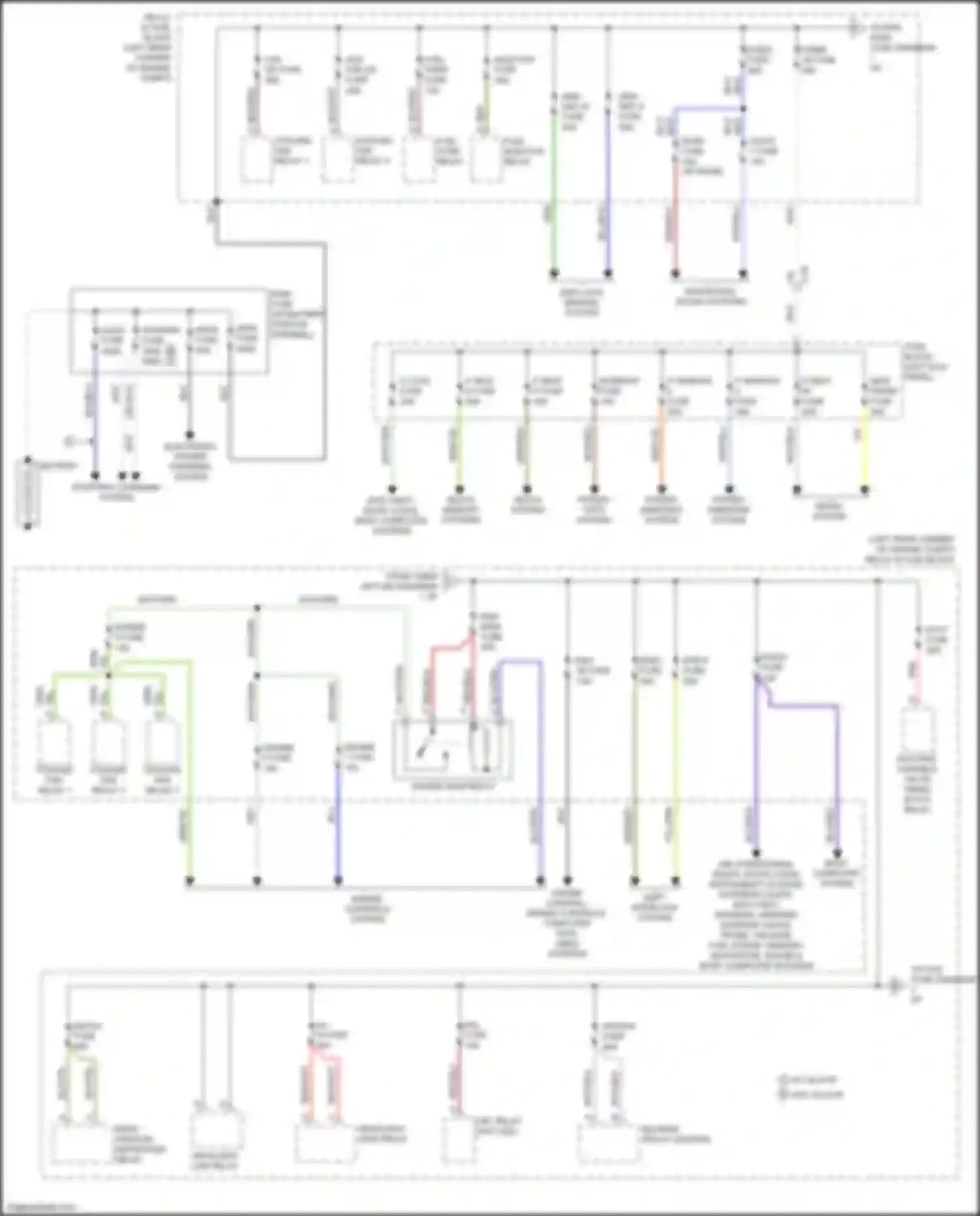 6 Mazda GJ facelift (2015-2018): Power distribution circuit (1 of 3)