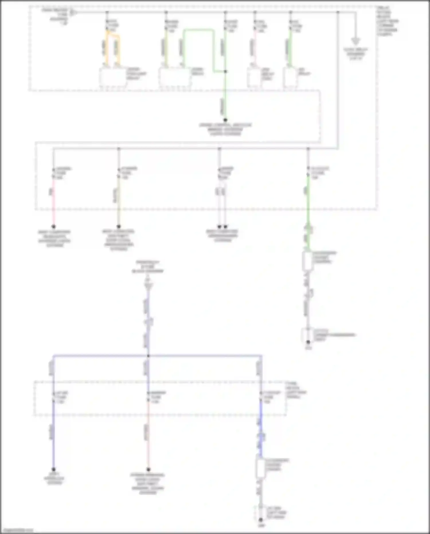 6 Mazda GJ facelift (2015-2018): Power distribution circuit (2 of 3)