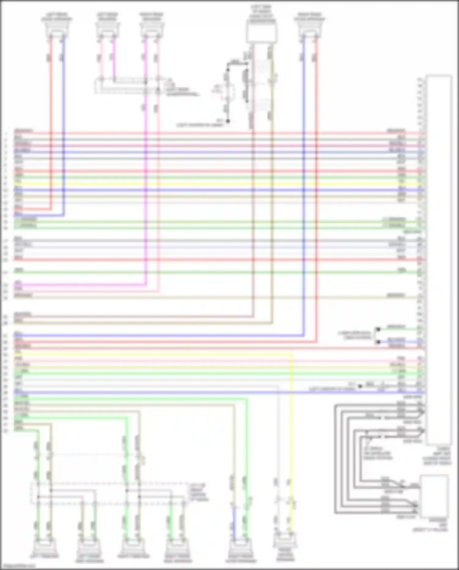 6 Mazda GJ facelift (2015-2018): Radio circuit, w/ bose (4 of 4)