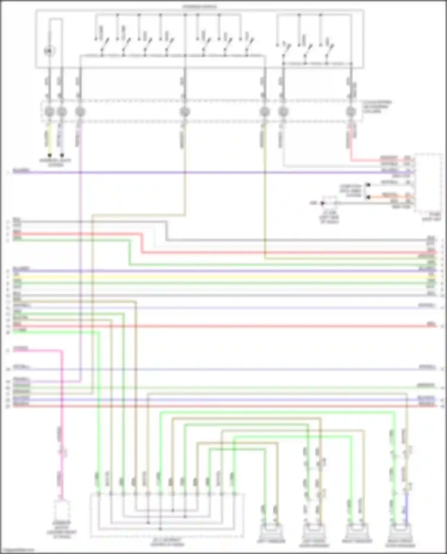 6 Mazda GJ facelift (2015-2018): Radio circuit, w/o bose & navigation (2 of 3)