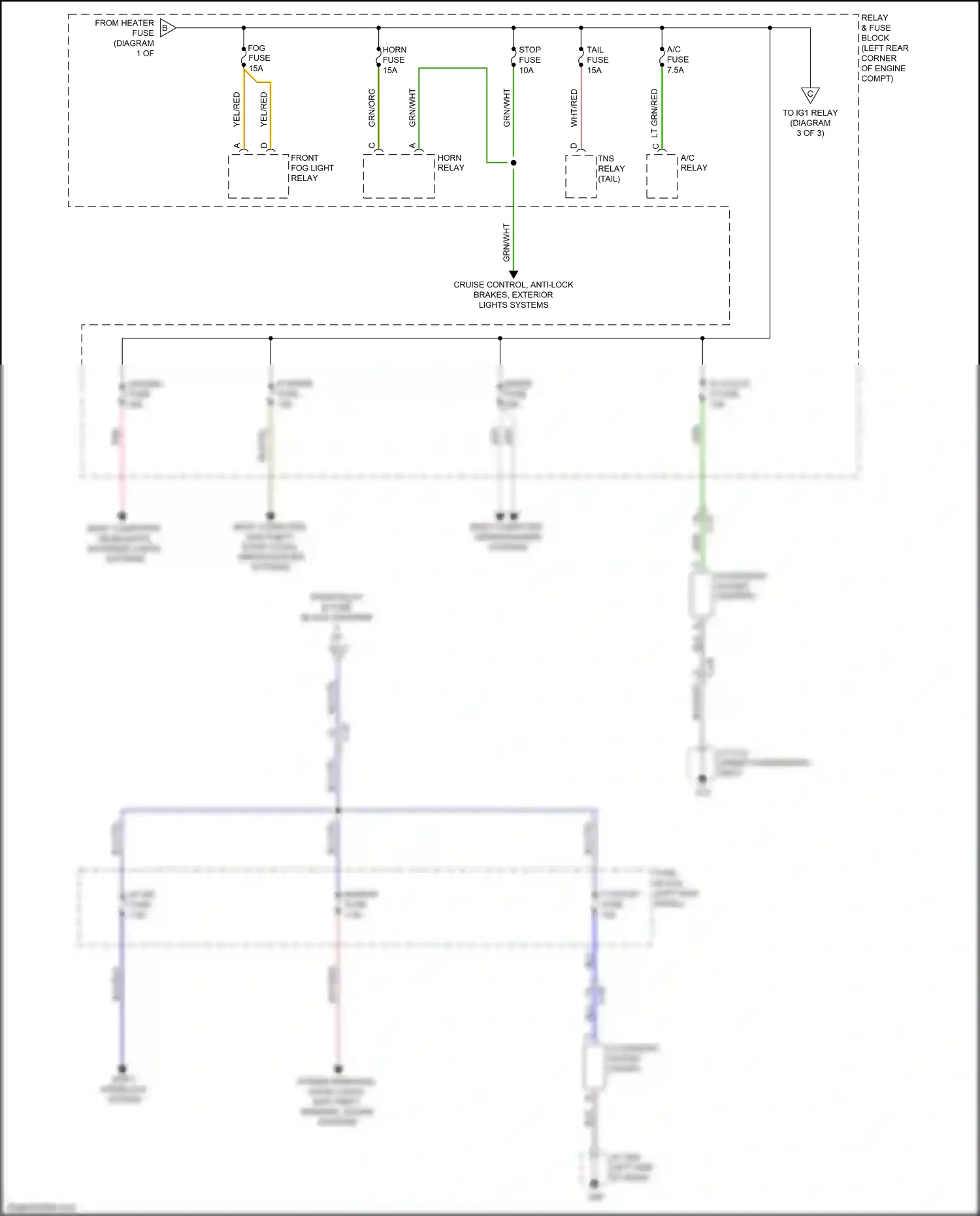 Mazda 6 GJ facelift (2015-2018) accessory socket (front) wiring diagram  (1 of 1)
