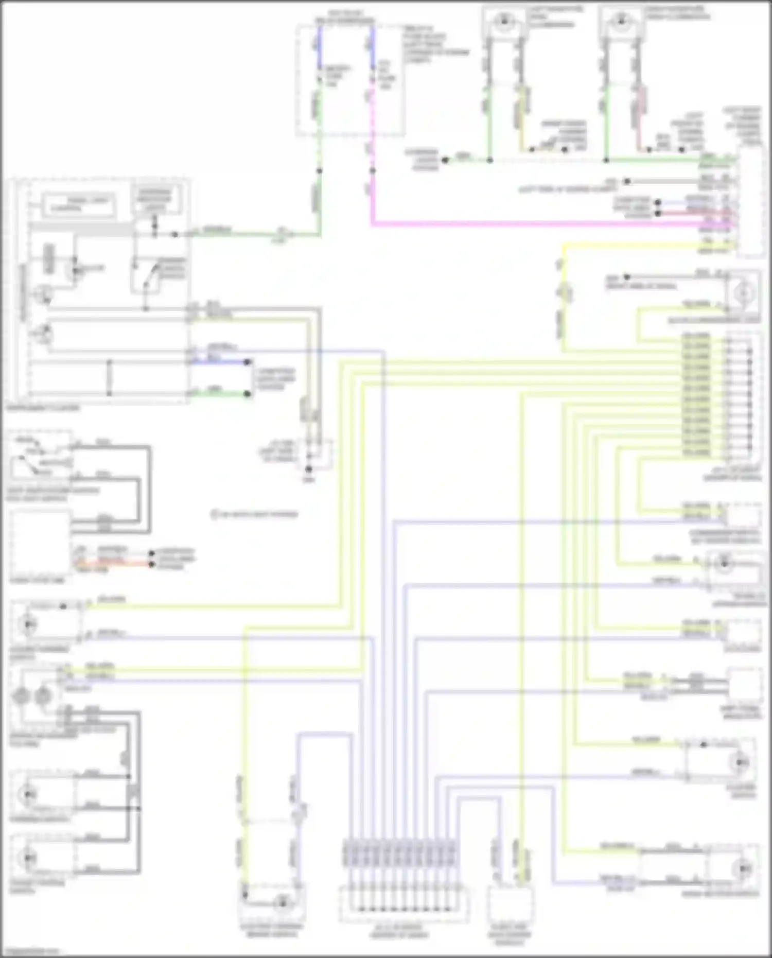 Wiring diagram audio unit for Mazda 6 GJ facelift (2015-2018) (2 of 3)