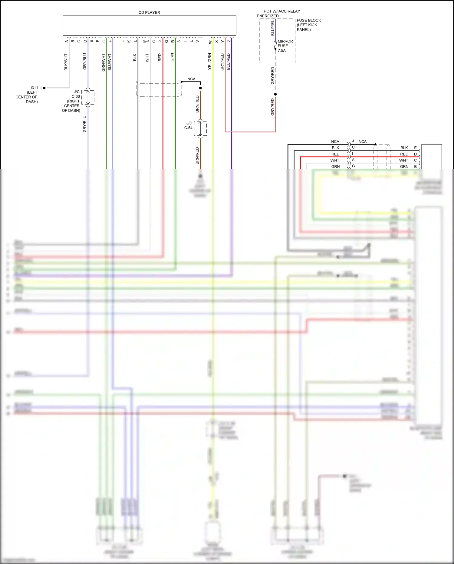 Mazda 6 GJ facelift (2015-2018) blk wiring diagram  (18 of 78)