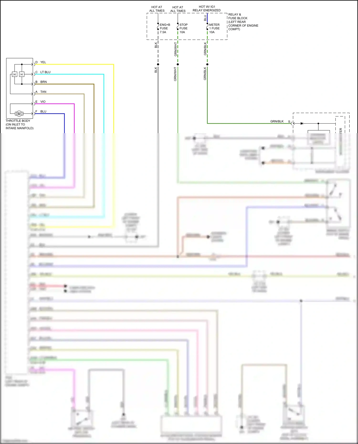 Mazda 6 GJ facelift (2015-2018) blu wiring diagram  (11 of 79)