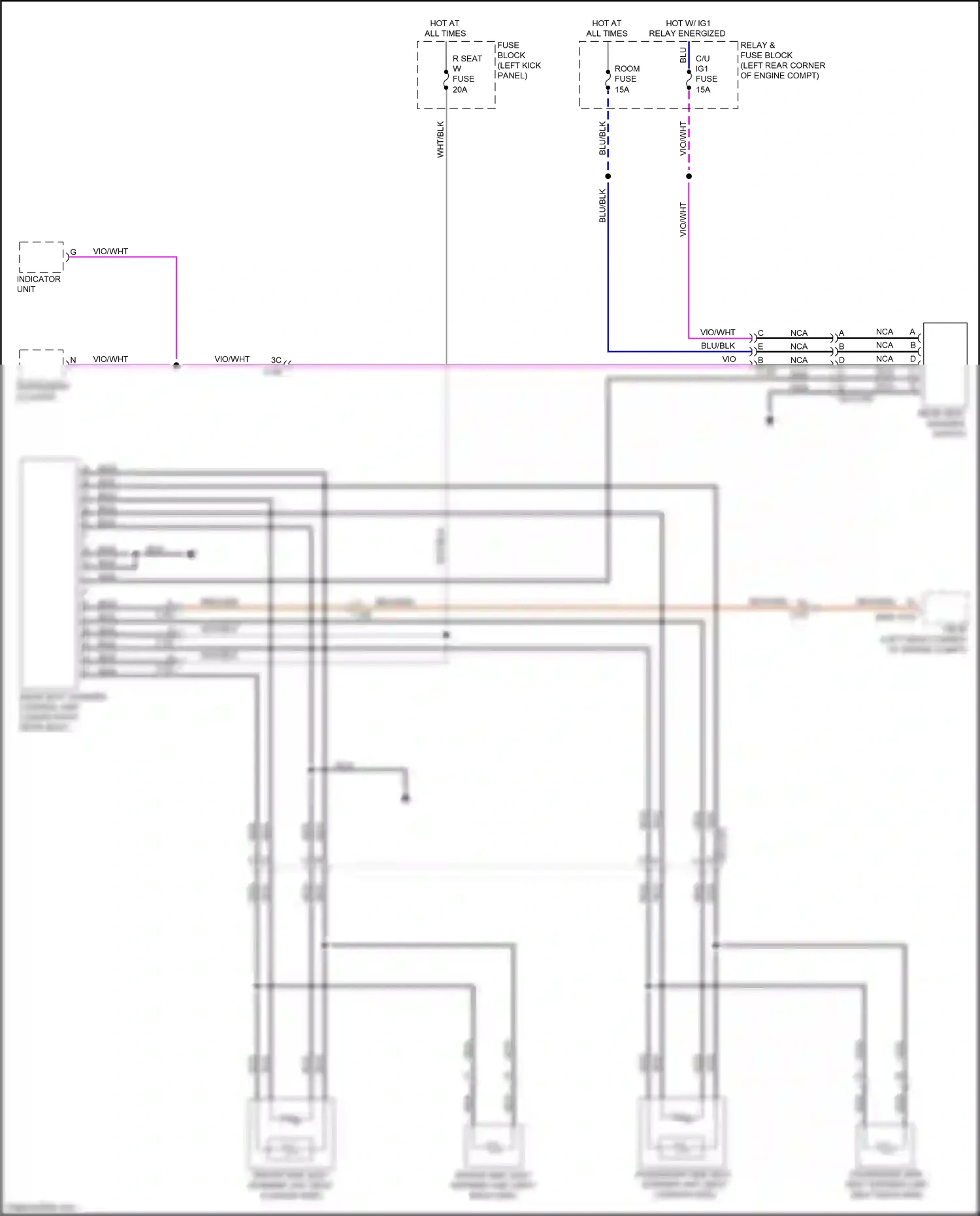 Mazda 6 GJ facelift (2015-2018) blu wiring diagram  (29 of 79)