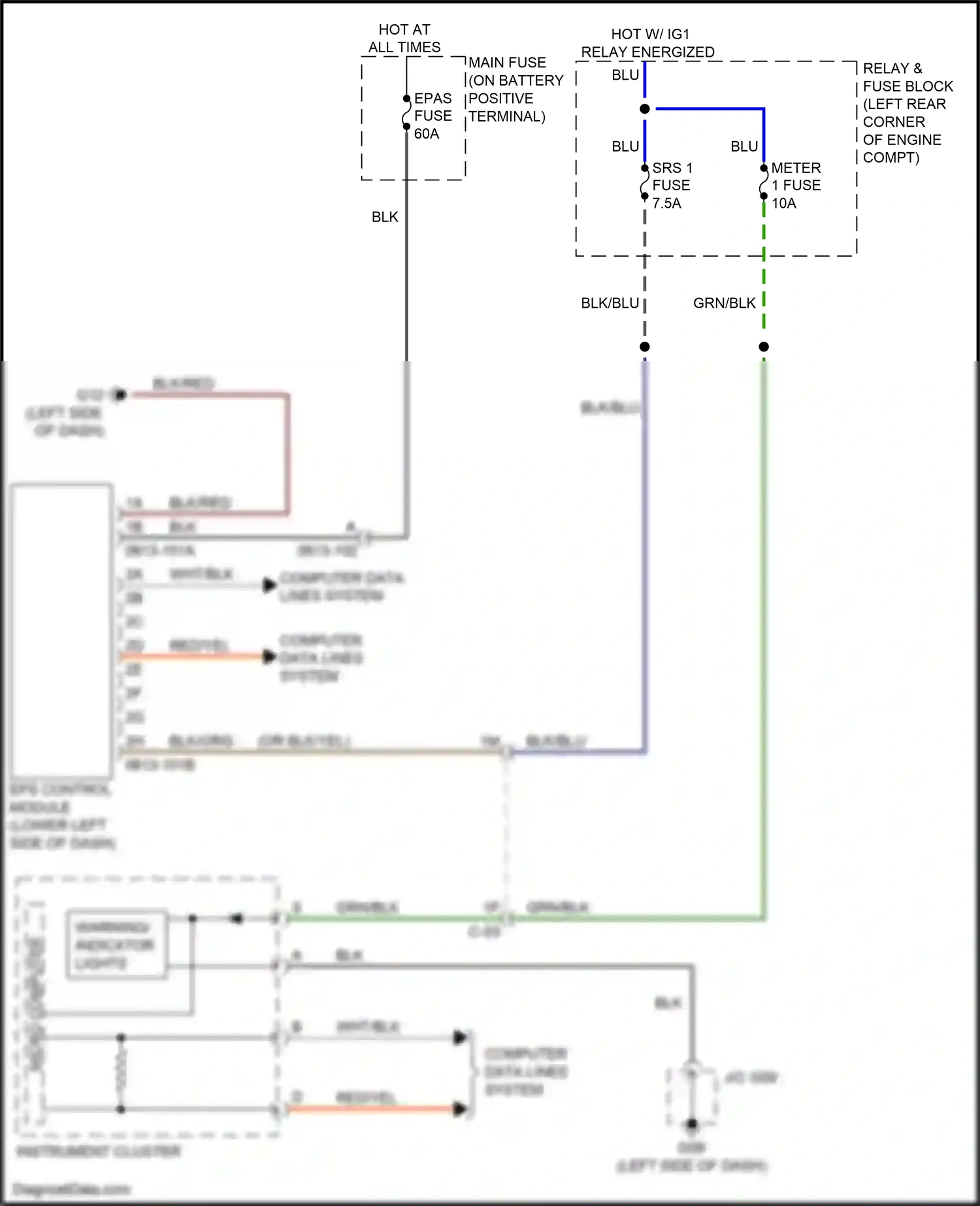Mazda 6 GJ facelift (2015-2018) blu wiring diagram  (43 of 79)