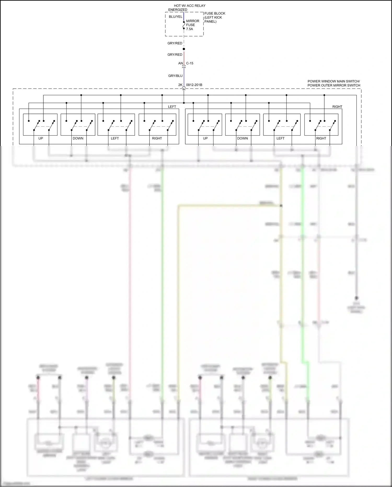 Mazda 6 GJ facelift (2015-2018) brn wiring diagram  (50 of 61)