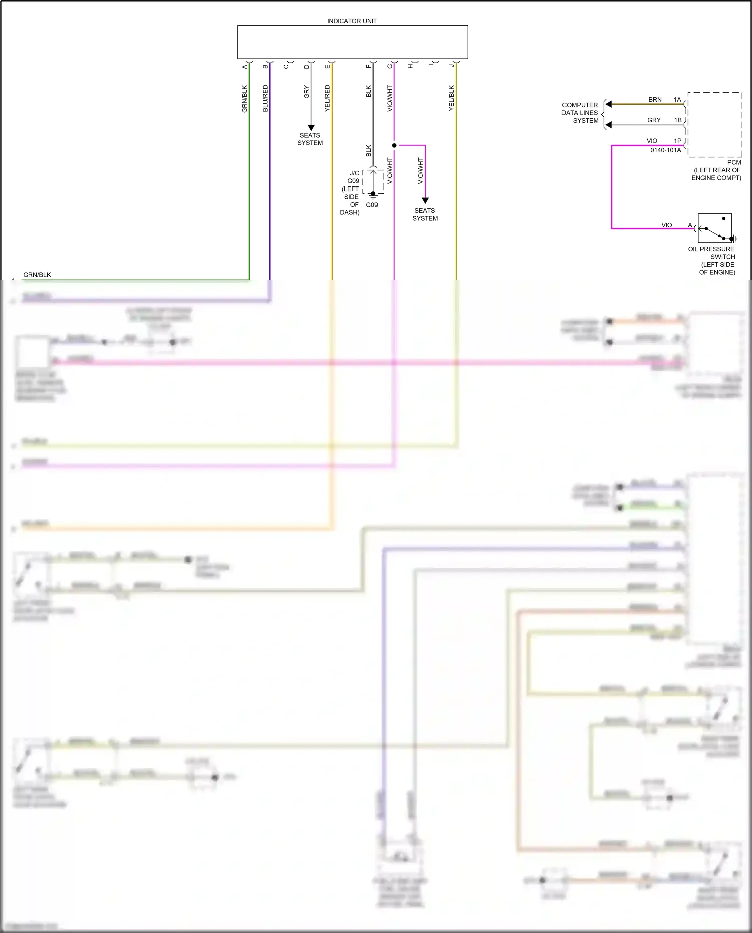 Mazda 6 GJ facelift (2015-2018) brn/blk wiring diagram  (4 of 10)
