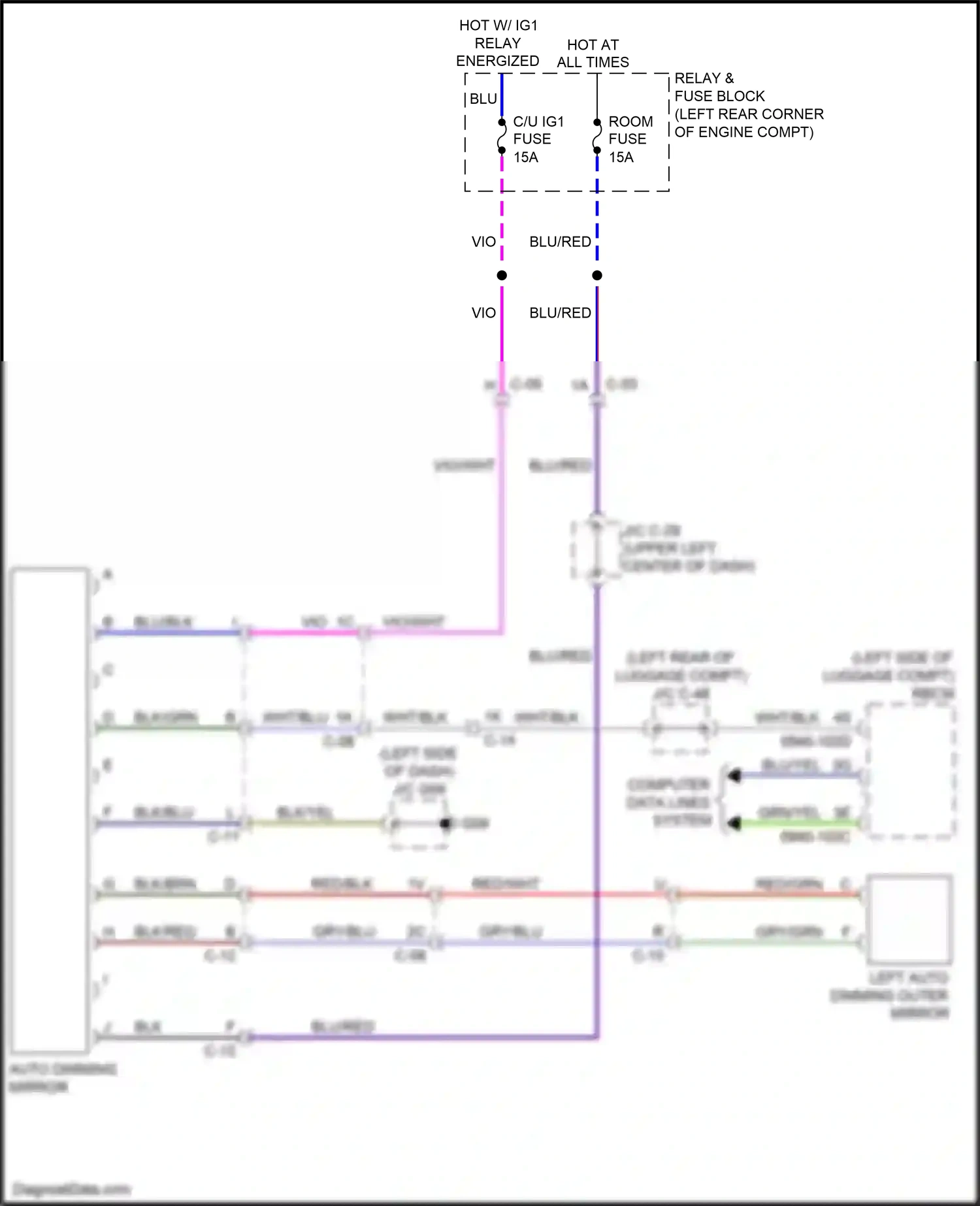Mazda 6 GJ facelift (2015-2018) c-15 wiring diagram  (13 of 19)