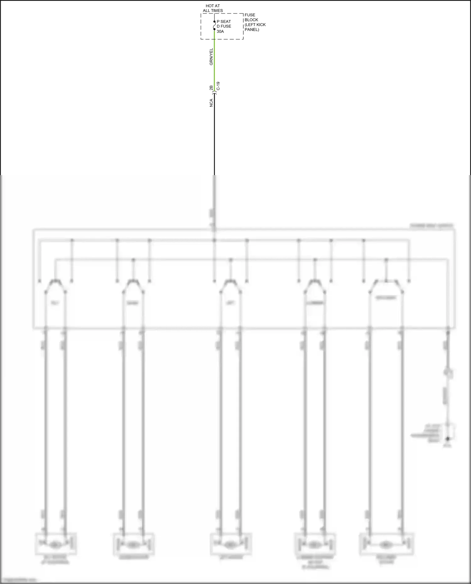 Mazda 6 GJ facelift (2015-2018) c-19 wiring diagram  (2 of 6)