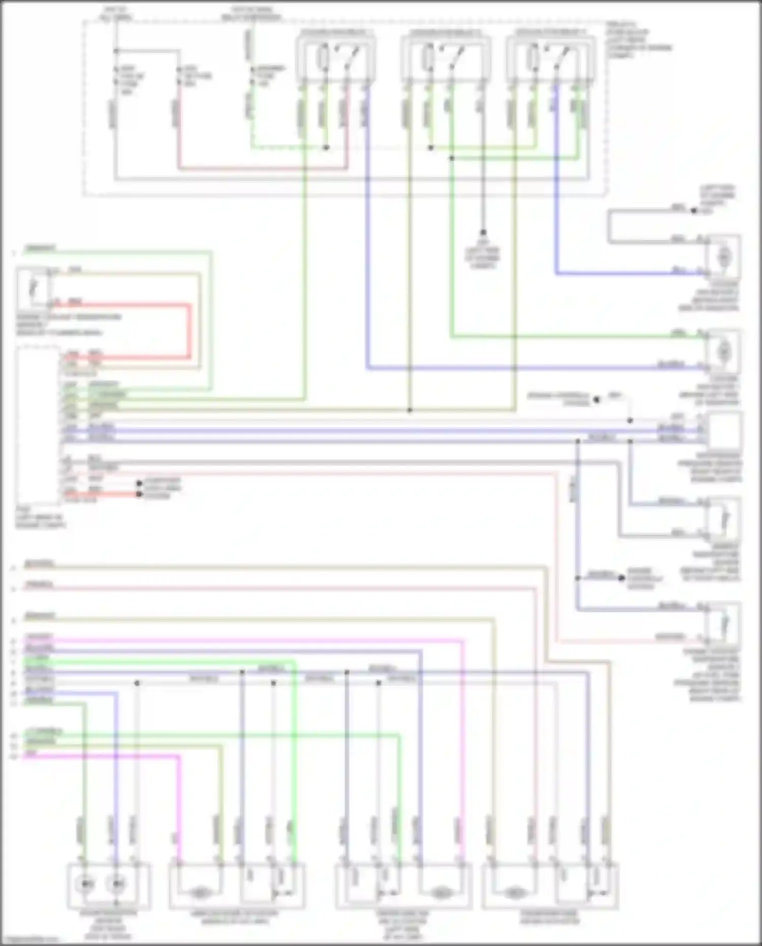 Wiring diagram cooling fan relay 2 for Mazda 6 GJ facelift (2015-2018) (1 of 4)