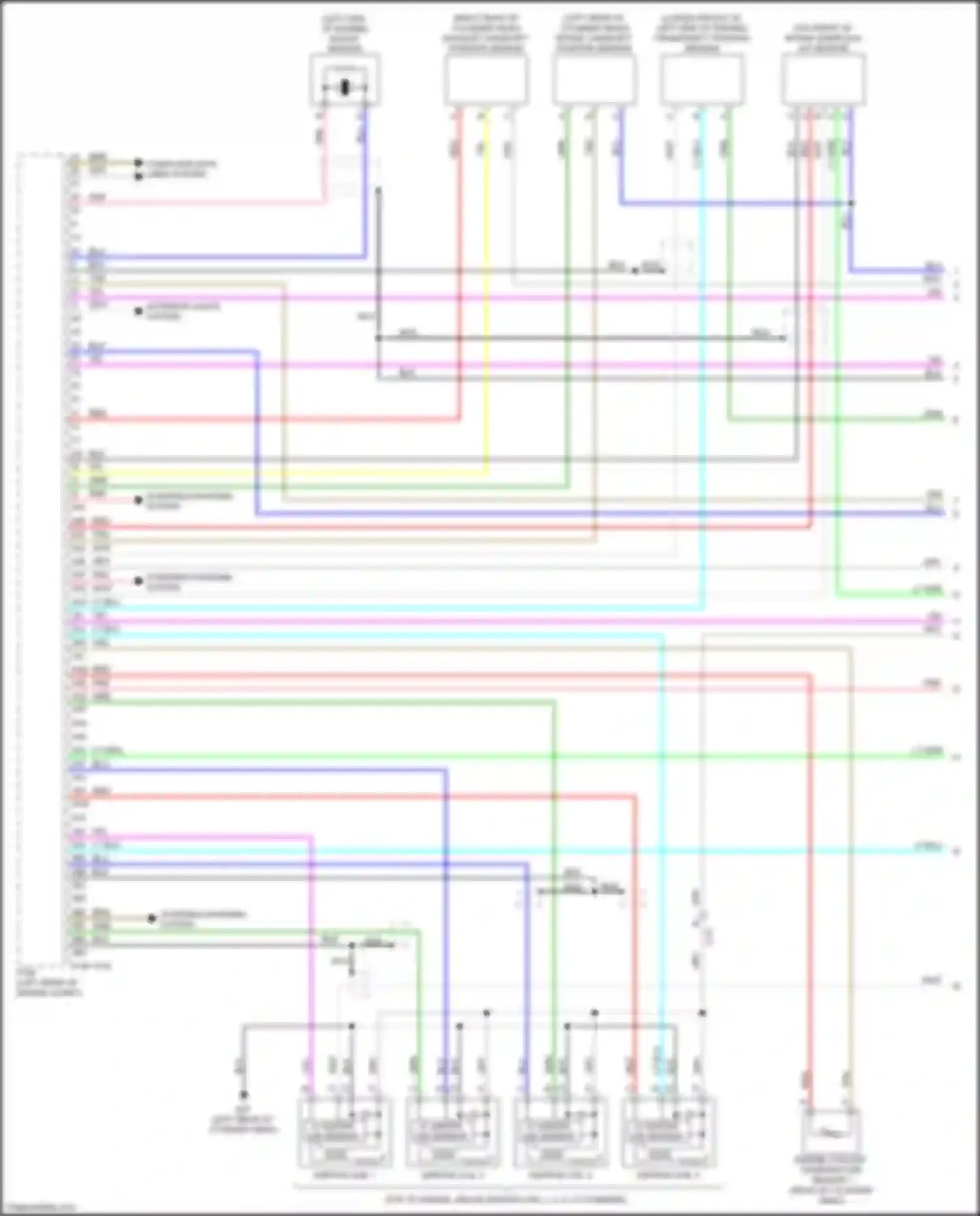 Wiring diagram engine coolant temperature sensor 1 for Mazda 6 GJ facelift (2015-2018) (4 of 4)