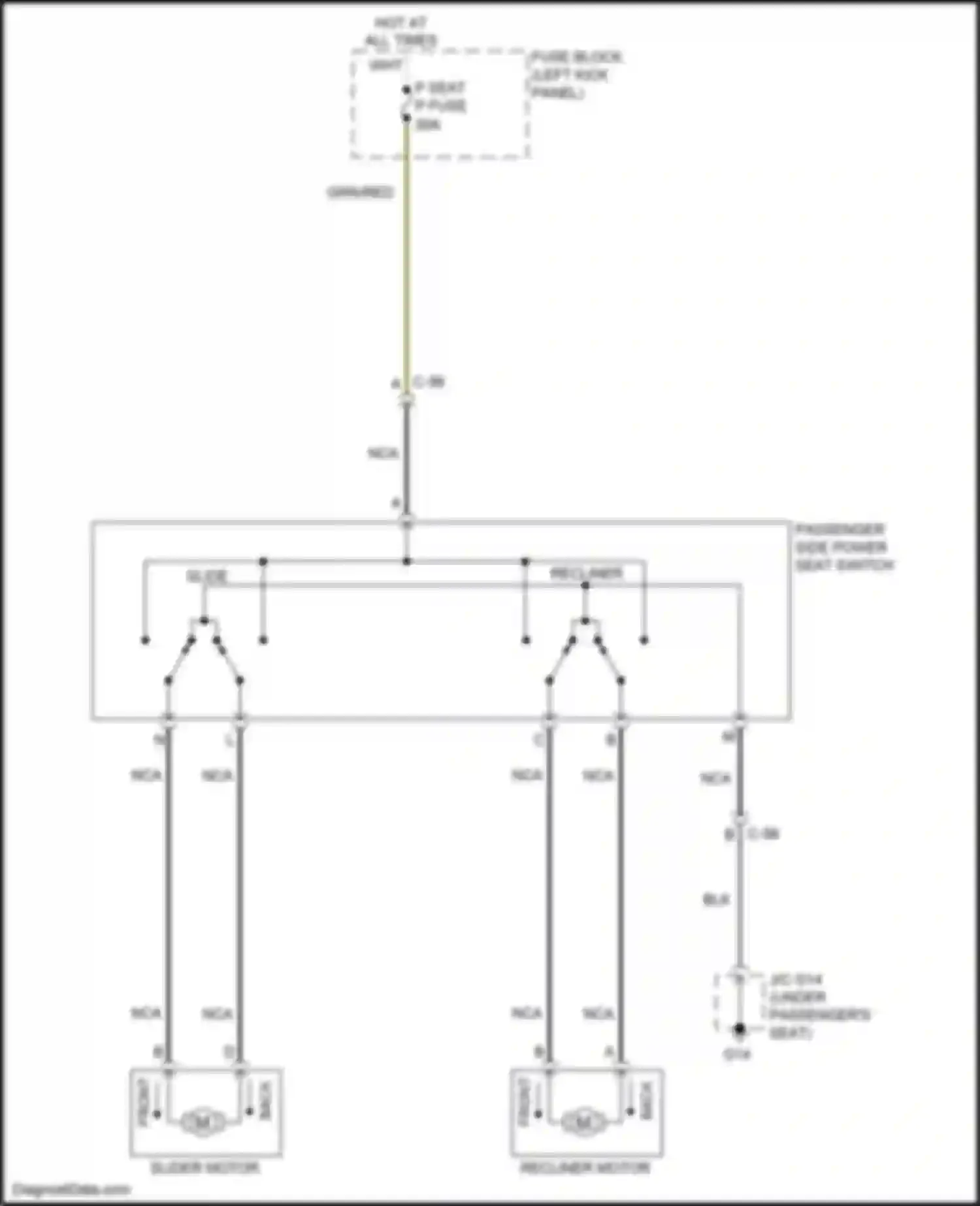 Wiring diagram fuse block for Mazda 6 GJ facelift (2015-2018) (3 of 20)