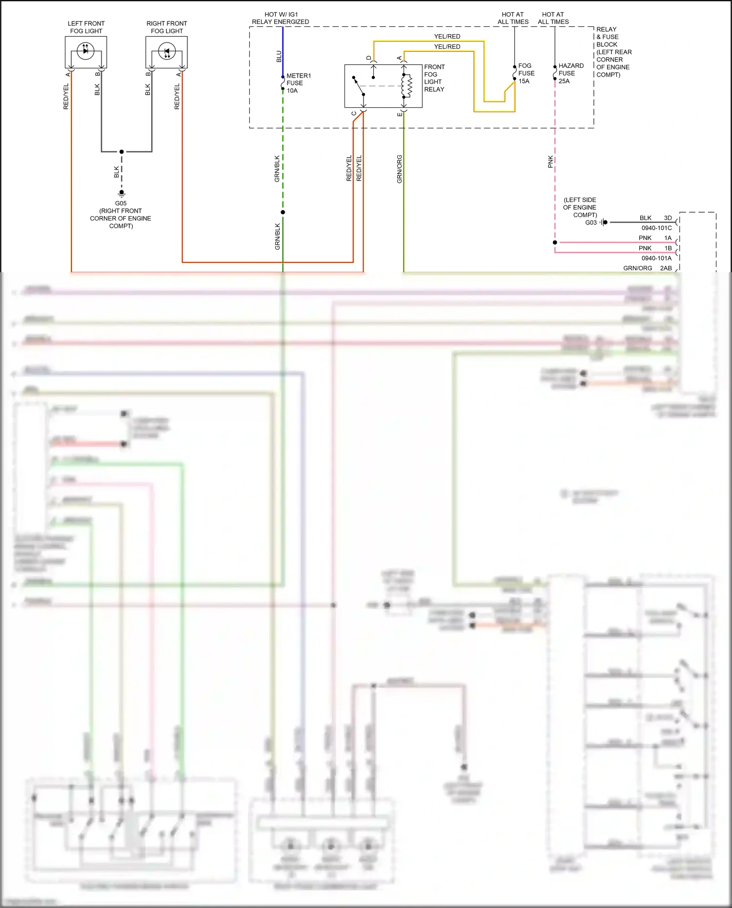 Mazda 6 GJ facelift (2015-2018) grn/yel wiring diagram  (25 of 34)