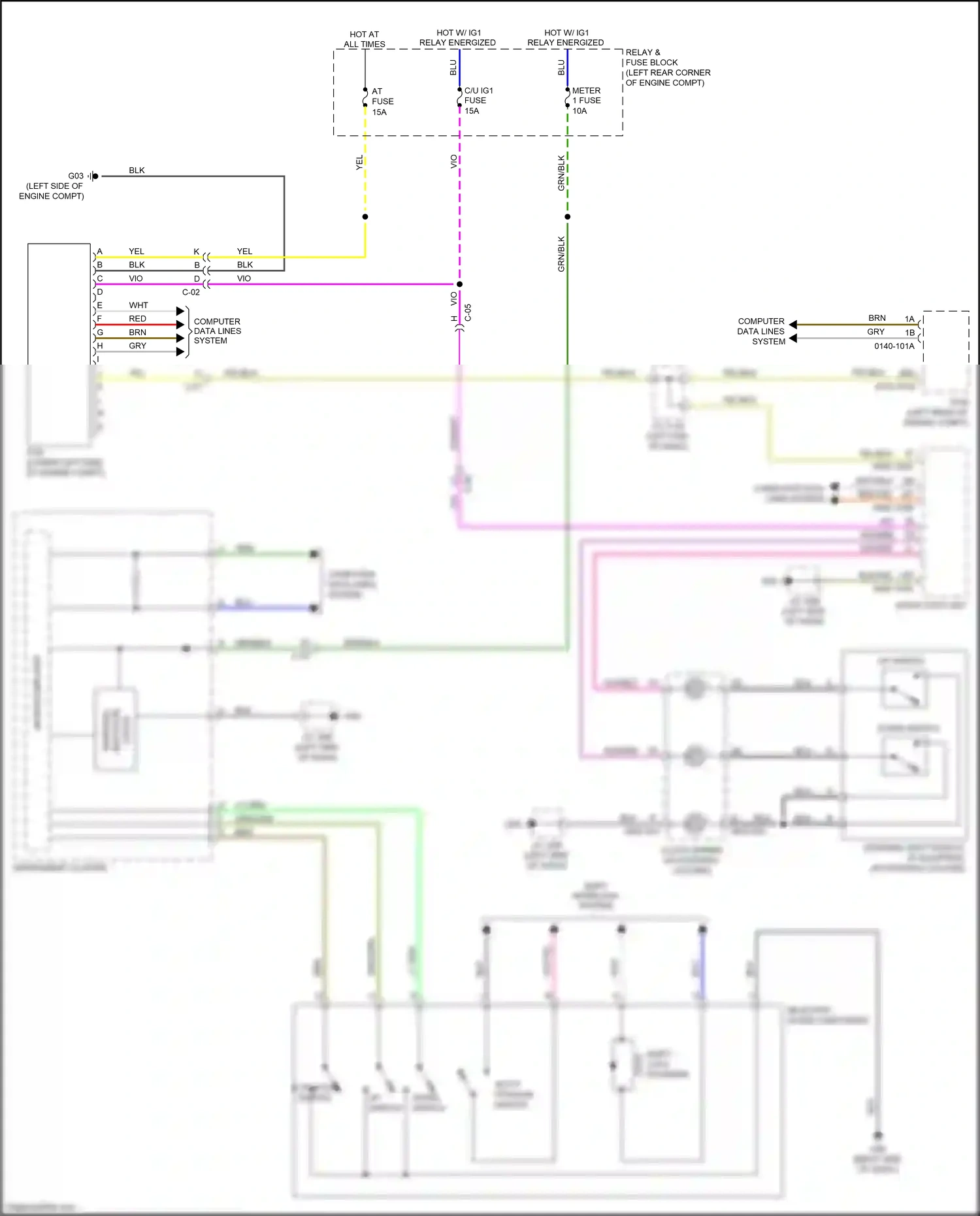 Mazda 6 GJ facelift (2015-2018) gry wiring diagram  (29 of 46)